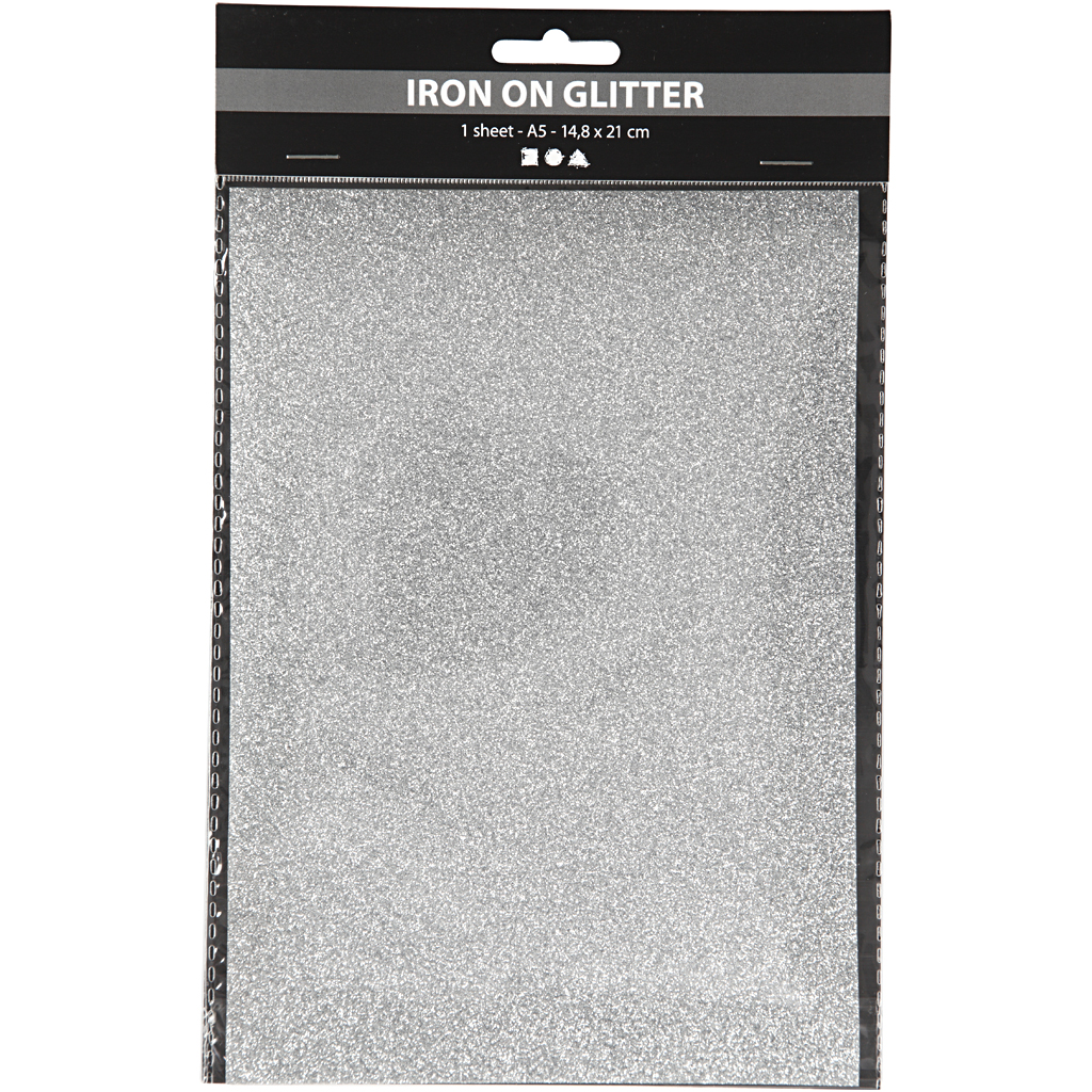 Strykestoff Creativ Company Glitter 148X210 mm
