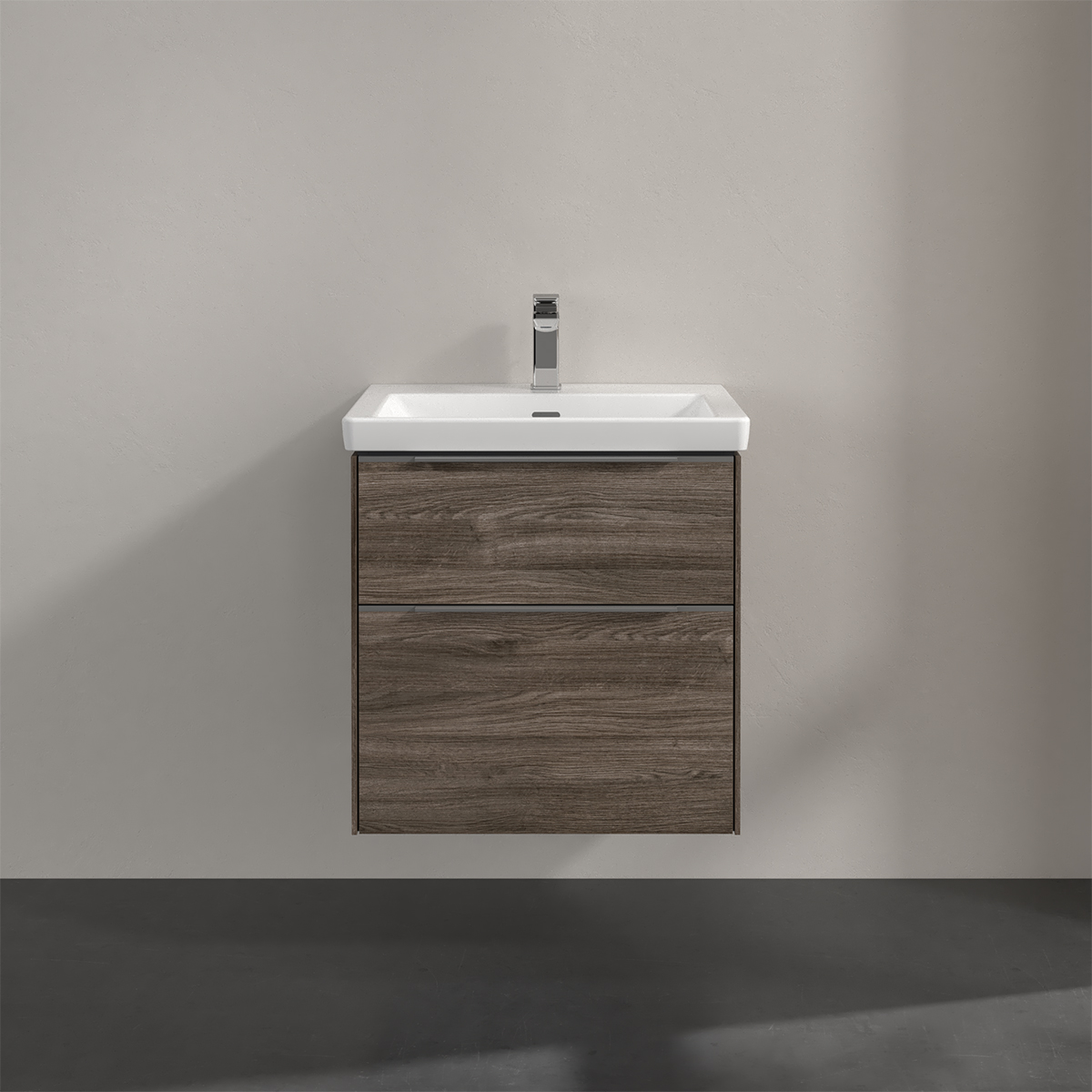 Tvättställsskåp Villeroy & Boch Subway 3.0 med 2 Lådor