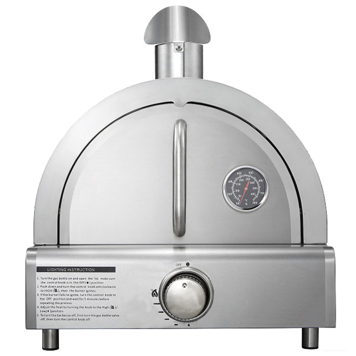 Frittstående Pizzaovn Myoutdoorkitchen Stainless Collection Philadelphia Gass