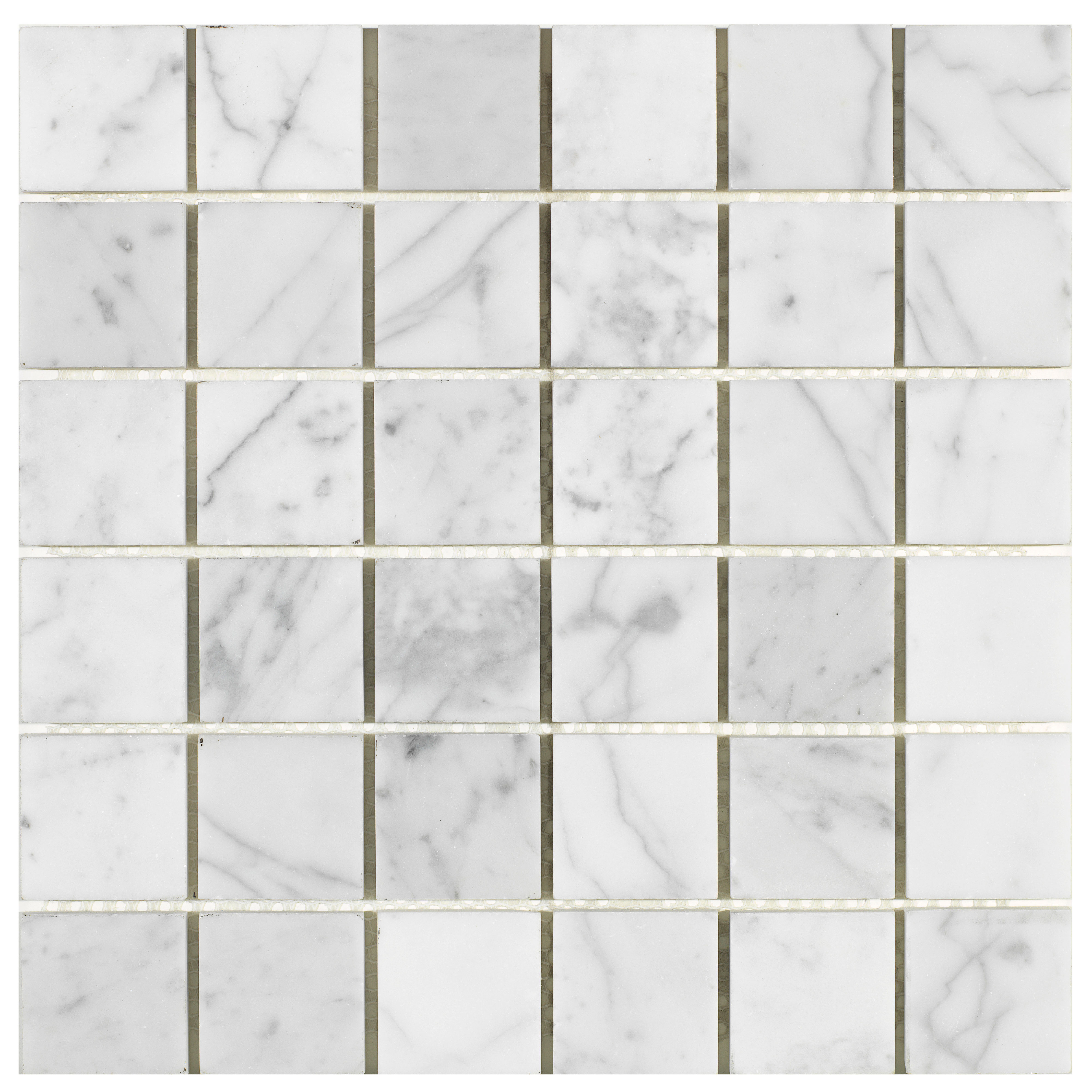 Mosaikk Arredo Marmor Arredo Carrara Matt Hvit 5x5 cm