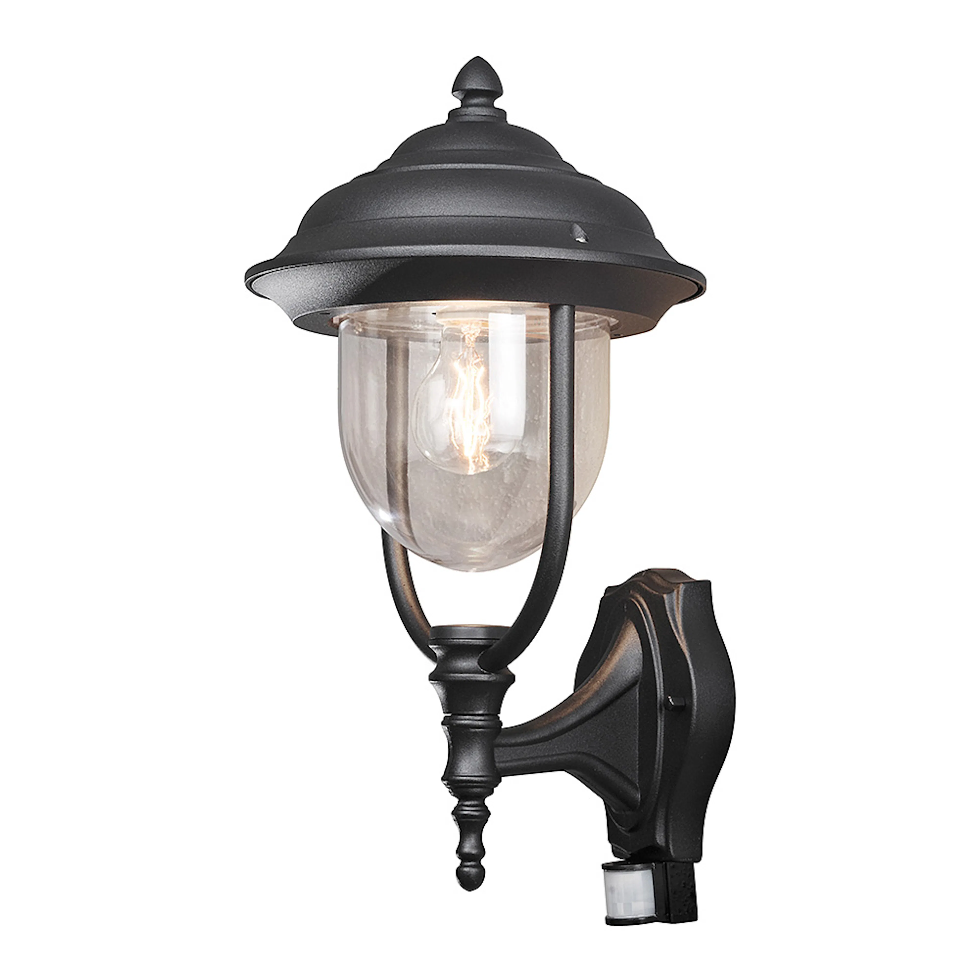 Vegglampe Gnosjö Konstsmide Parma Opp E27 Bevegelsessensor