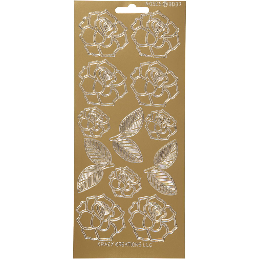 Stickers Creativ Company Roser 10x23 cm