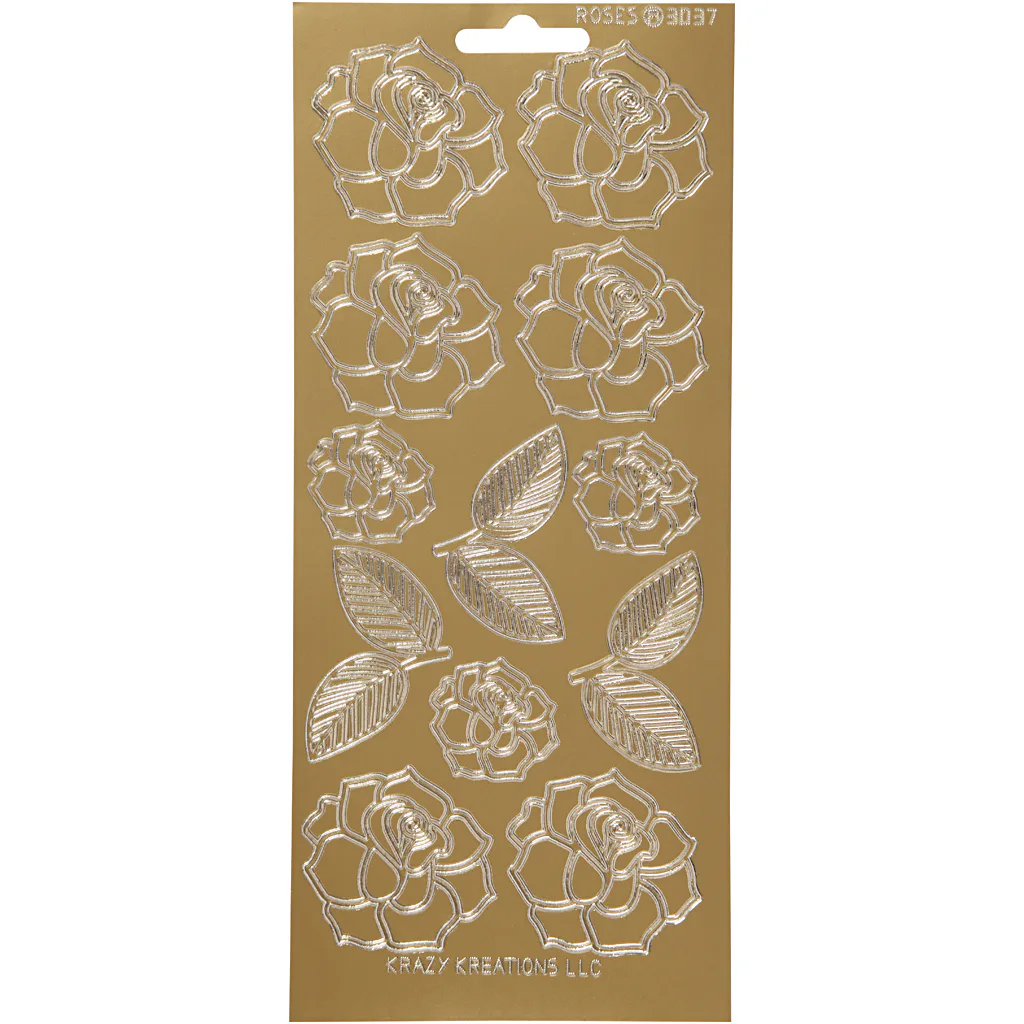 Stickers Creativ Company Roser 10x23 cm