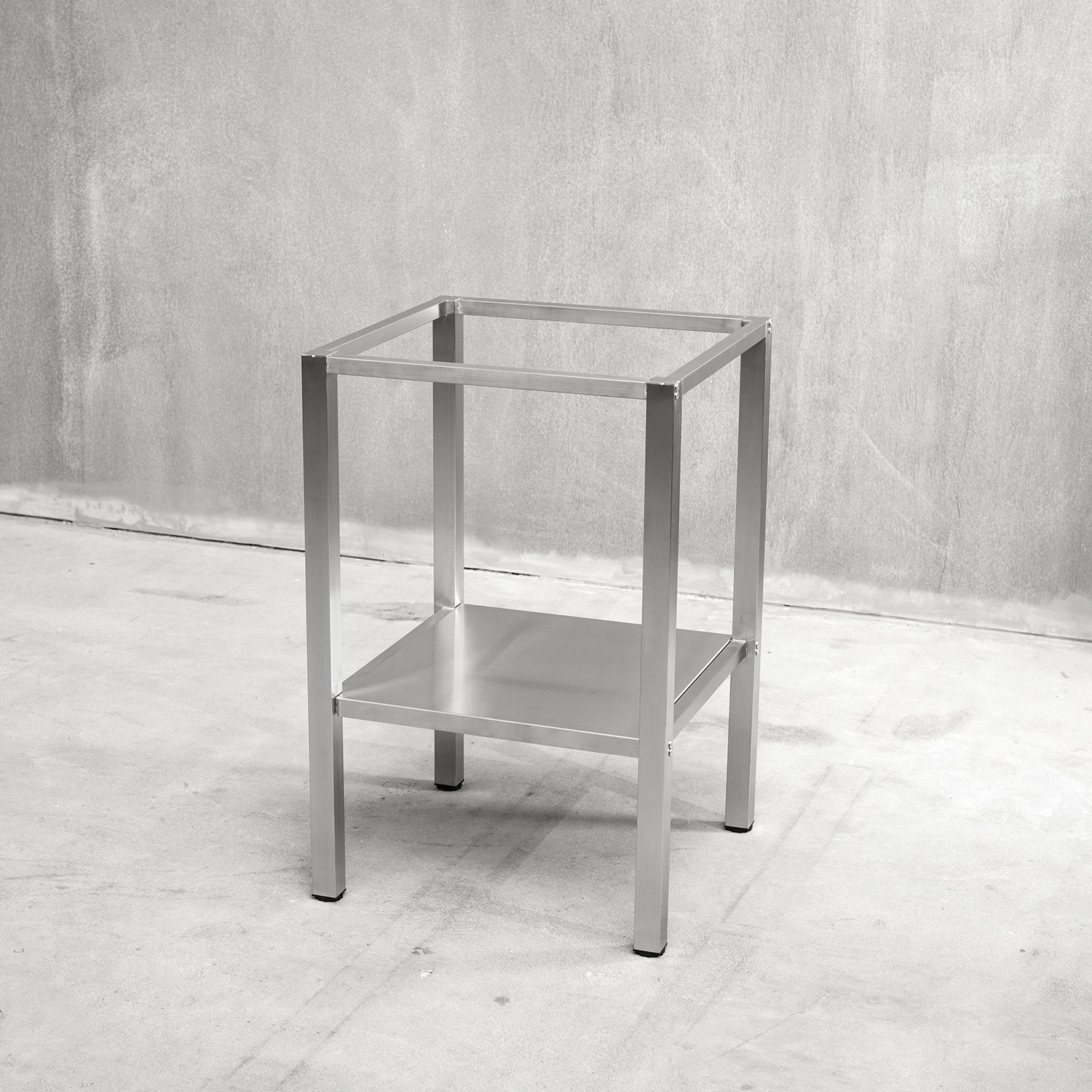 Benkestativ Vilan Stainless Rustfritt Variant Stativ med Underhylle