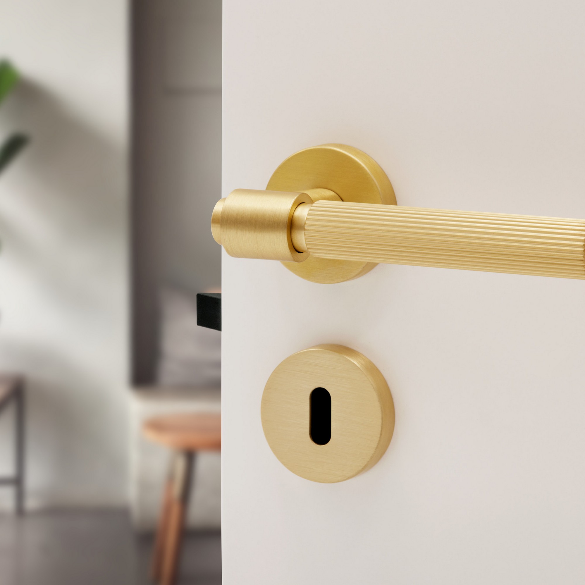 Dørhåndtak Beslag Design Helix 200 Stripe Modul Komplett