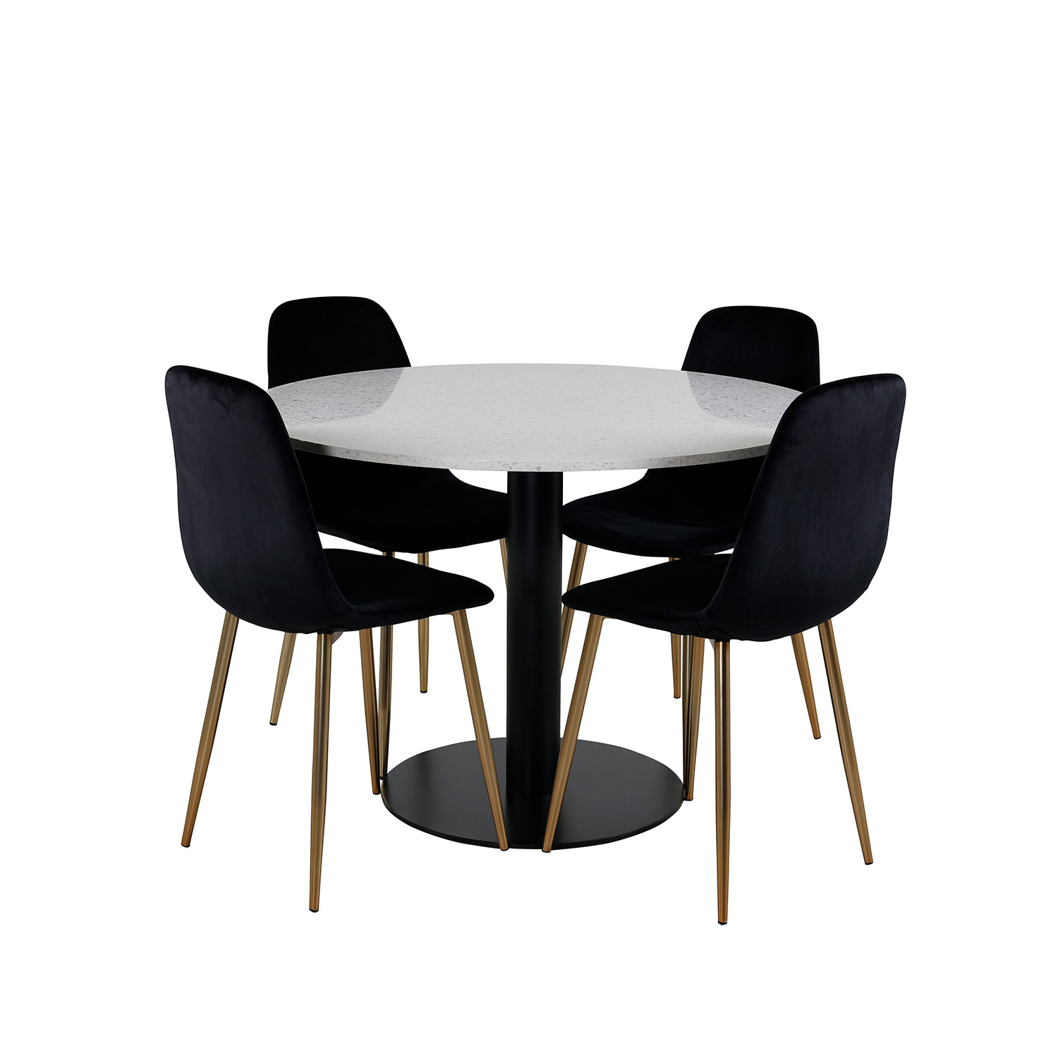 Spisegruppe Venture Home Razzia med 4 Polar Stoler