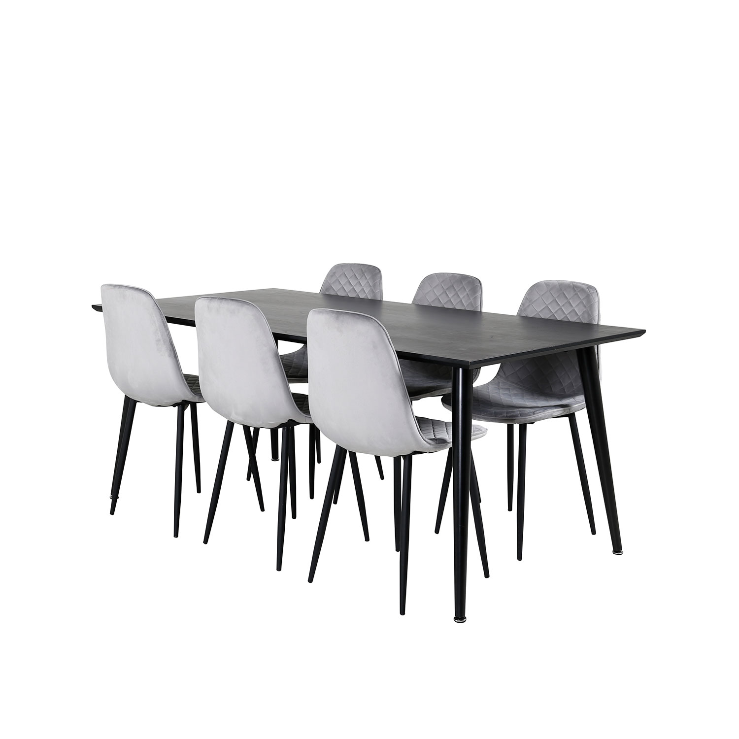 Spisegruppe Venture Home Dipp med 6 Polar Diamond Stoler