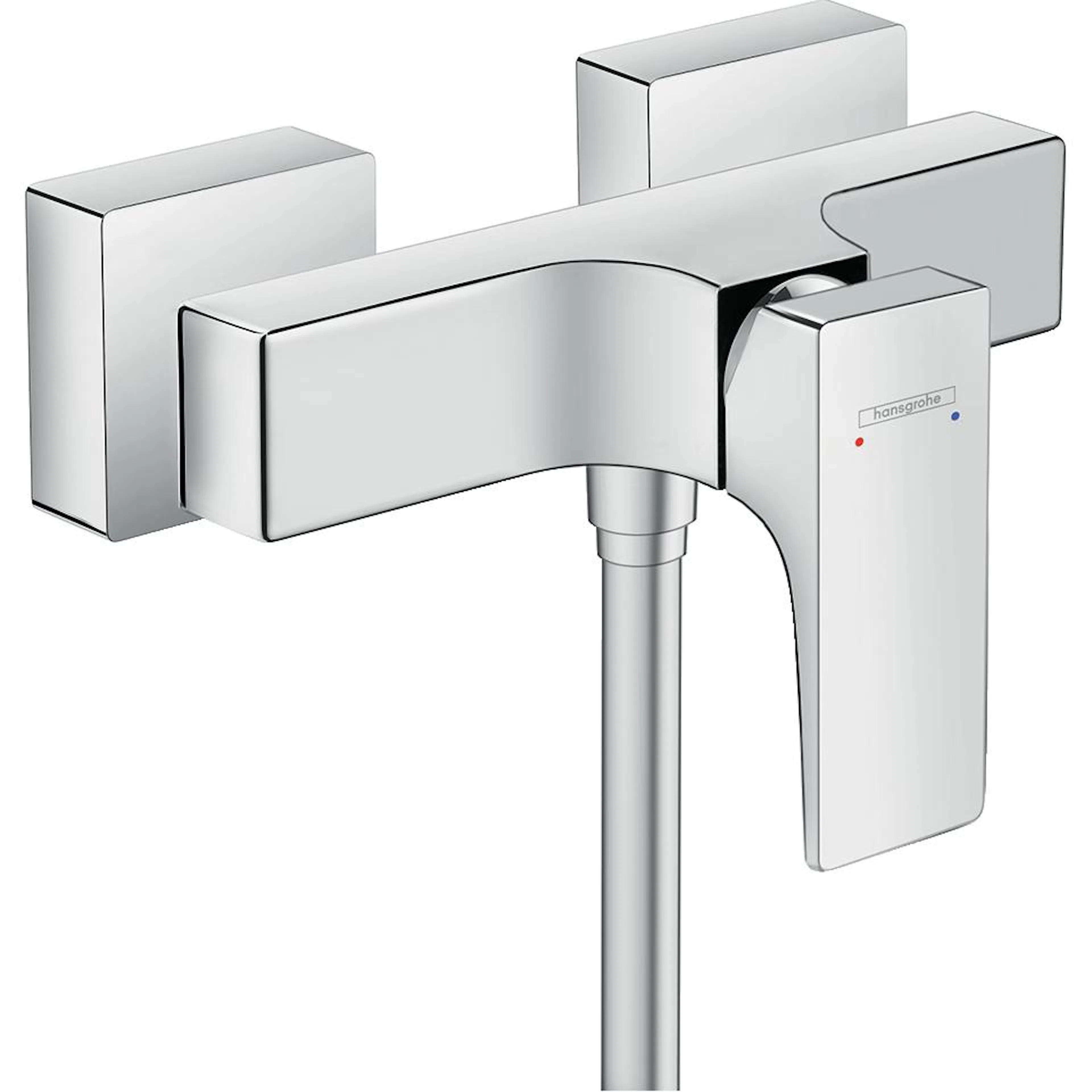 Metropol 1-grepps duschblandare Krom
