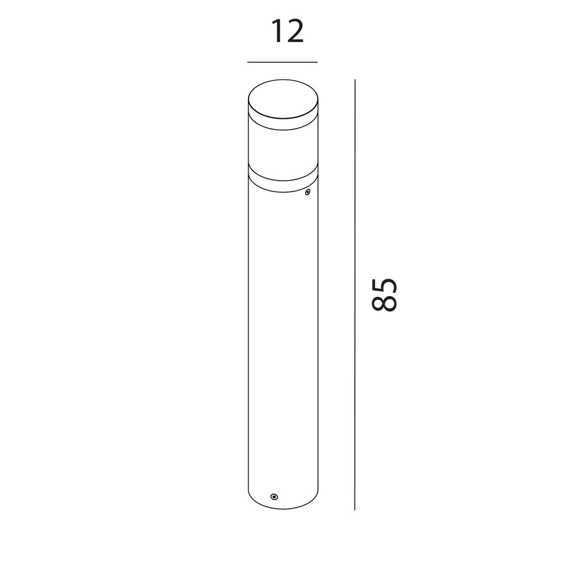 POLLARE 10W 4K DIM EGERSUND MINI 5117 AL Aluminium