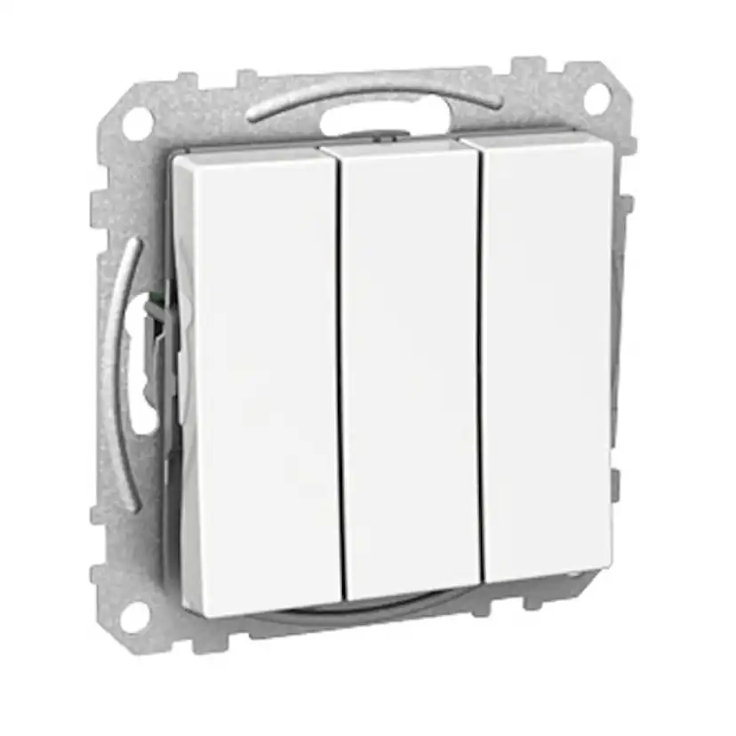 Strømbryter Schneider Electric Exxact 3x1-polet Innfelt