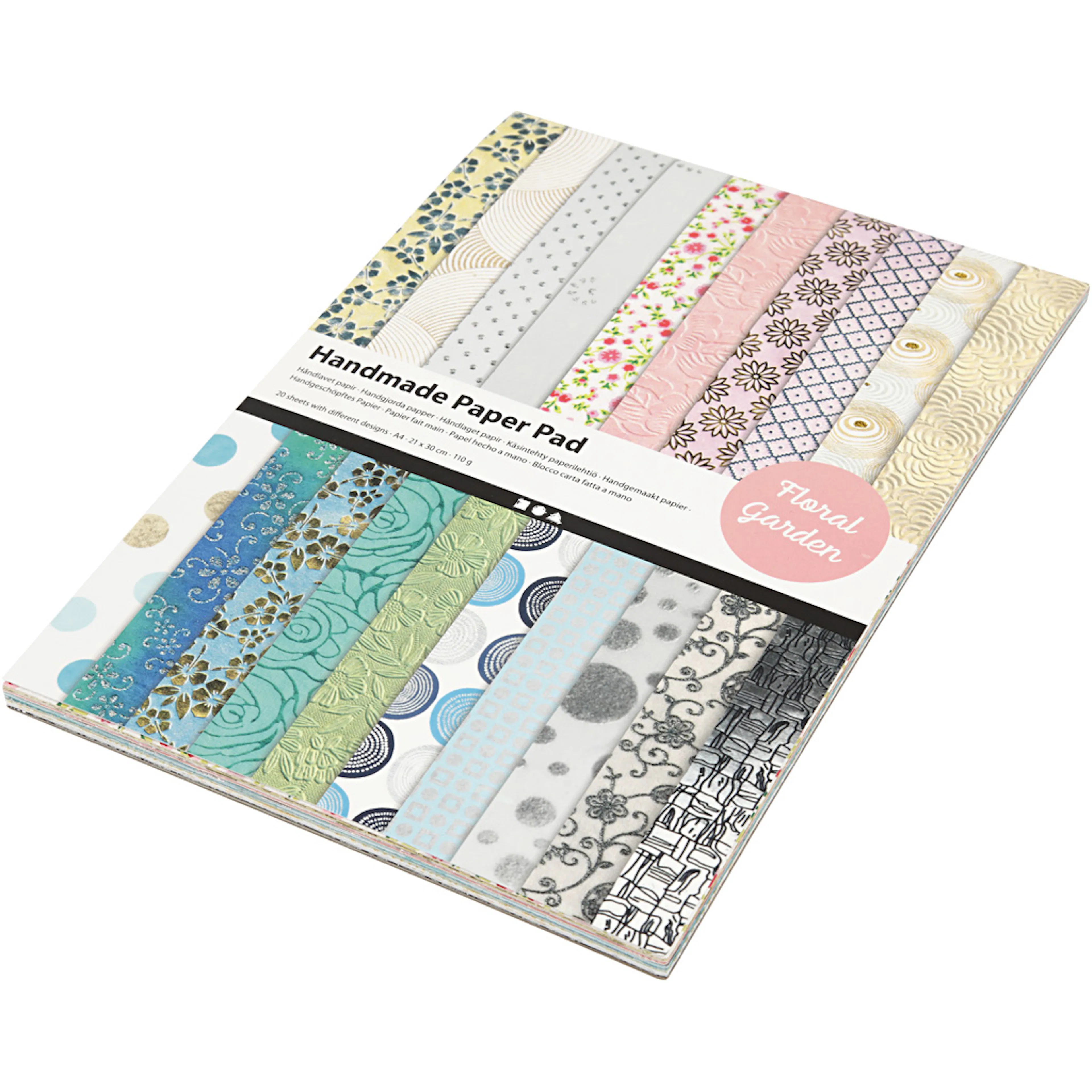 Håndlaget Creativ Company Papir A4 210x297 mm 20 Ark/Pk