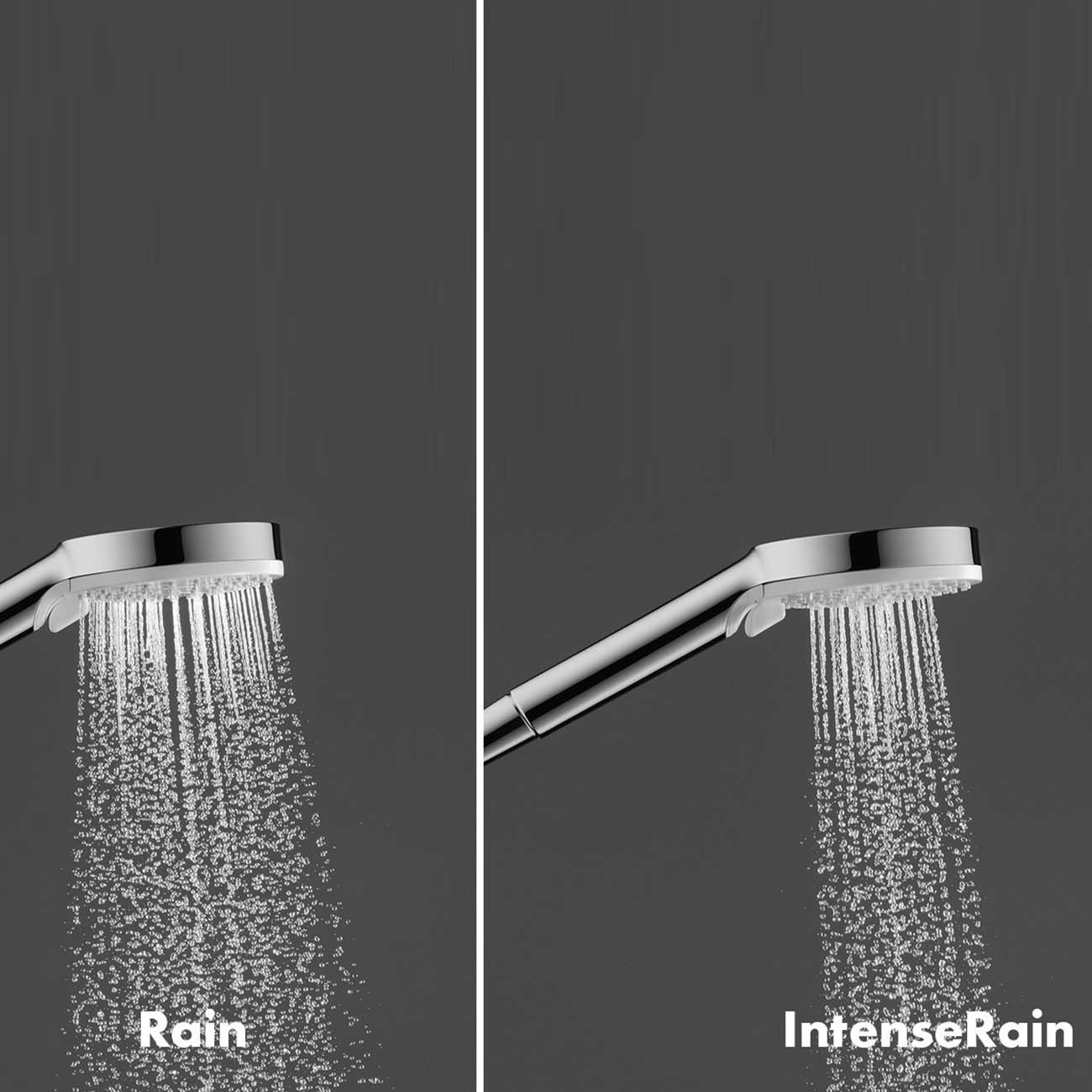 Takduschset Hansgrohe Crometta E Showerpipe 240 1-jet med Badkarsblandare