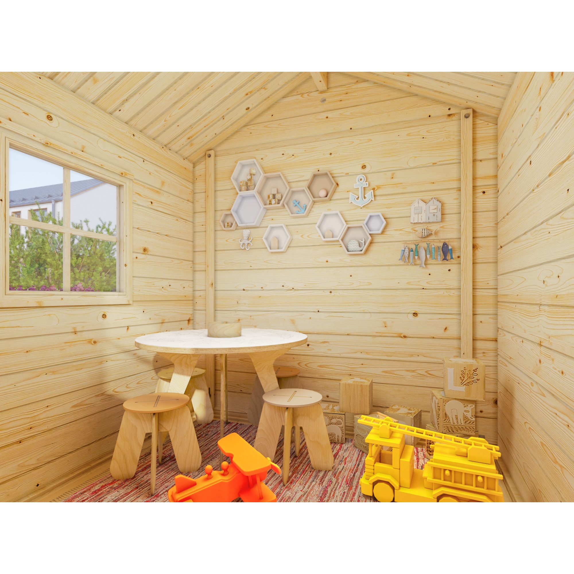 Lekehus Palmako Stina 3,1 m2 + Terrasse 1,26 m2