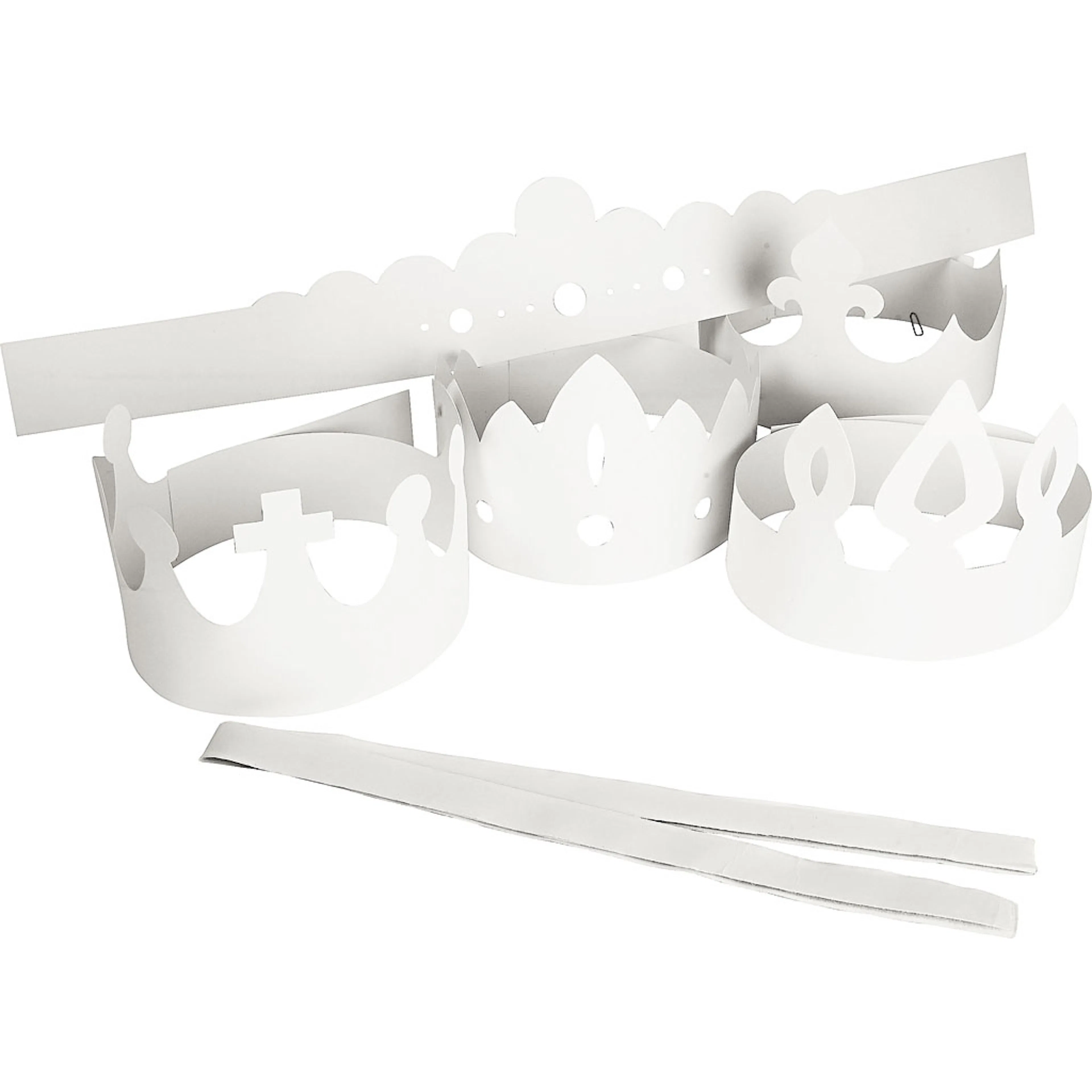Kroner Creativ Company av Papir Hvit 60 cm 5 Stk/1 Pk