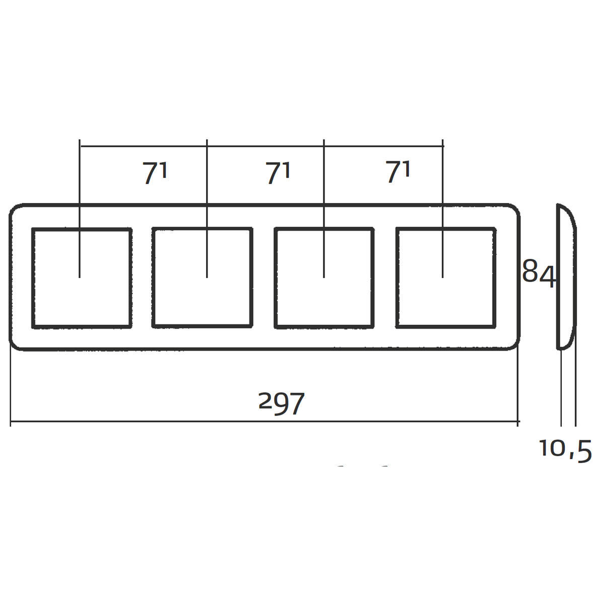 4-facksram RS16 Renvit Renhvit, 4-Rom