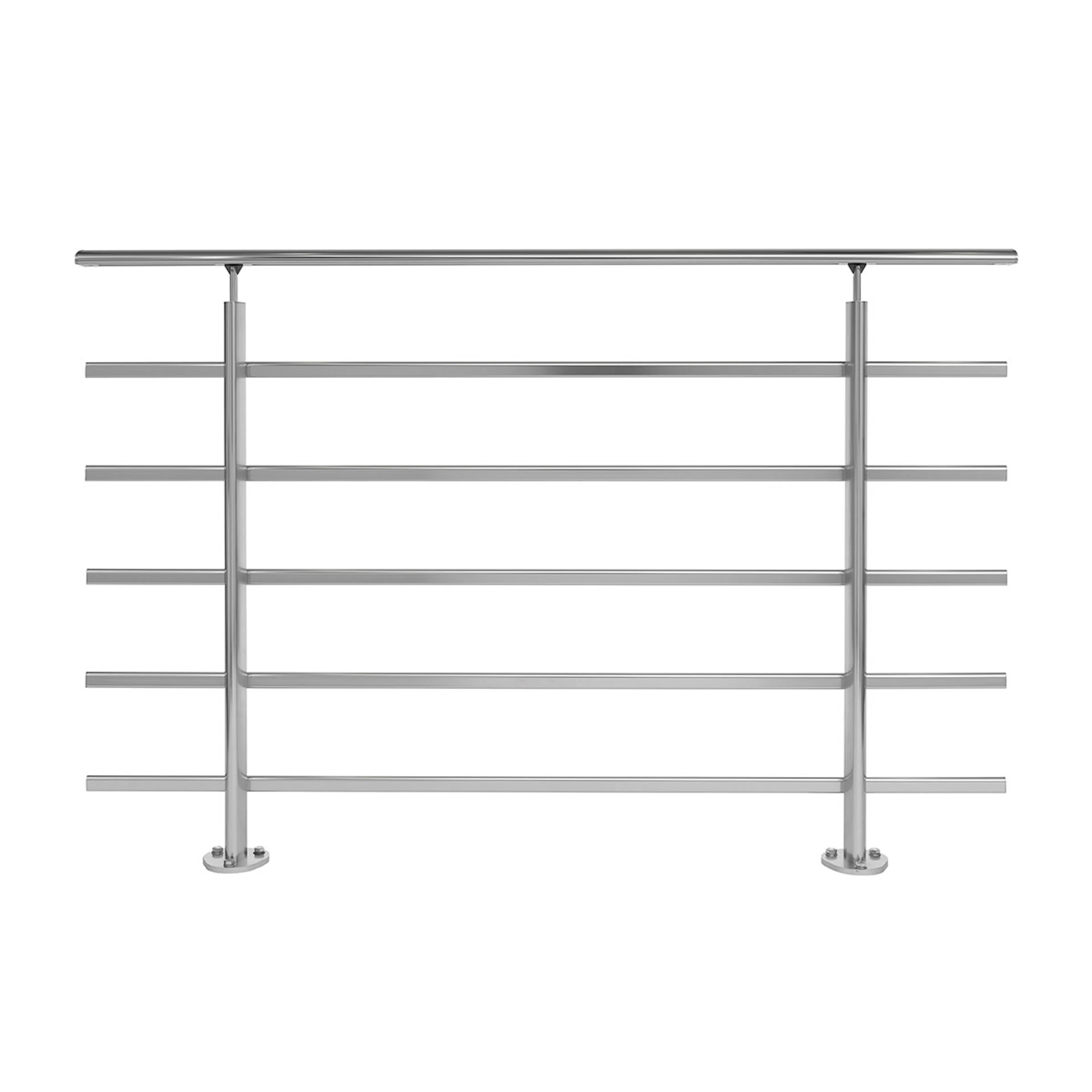 Dolle PURE TITANIUM Gelender kit 1,5M gulvmontert Titanium, L: 1500 mm