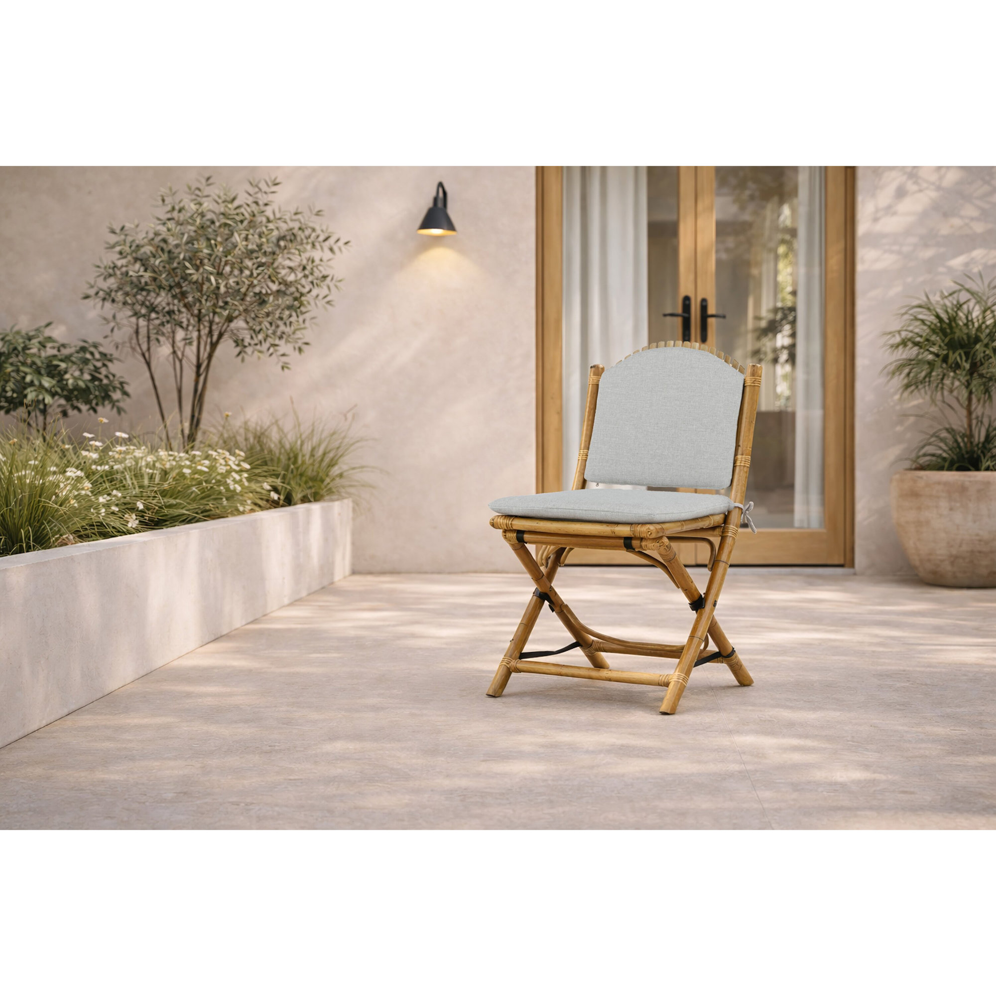 Spisestol Venture Home Cane Bambu Sammenleggbar