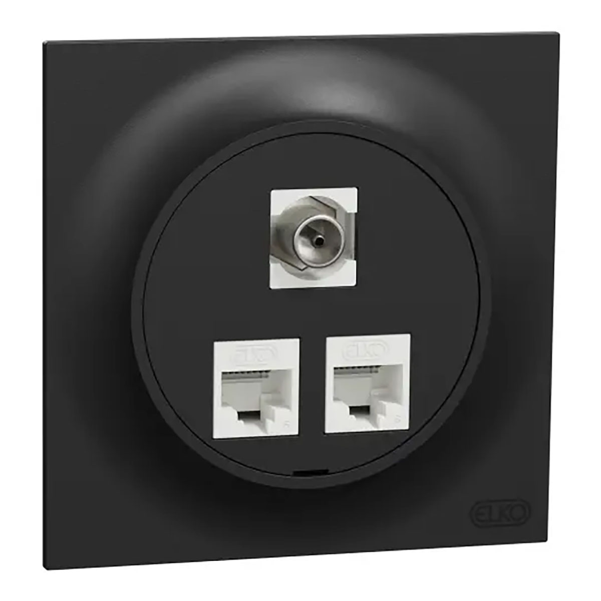 Vegguttak Elko One Modularuttak 2x8 K6 UTP