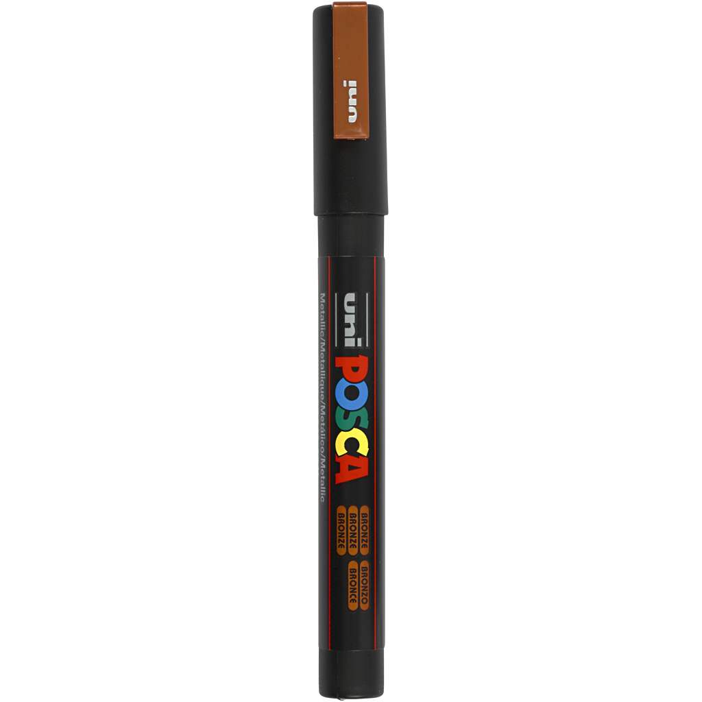 Posca Marker , bronze, nr. PC-3M, spets 0,9-1,3 mm, 1 st. Bronze