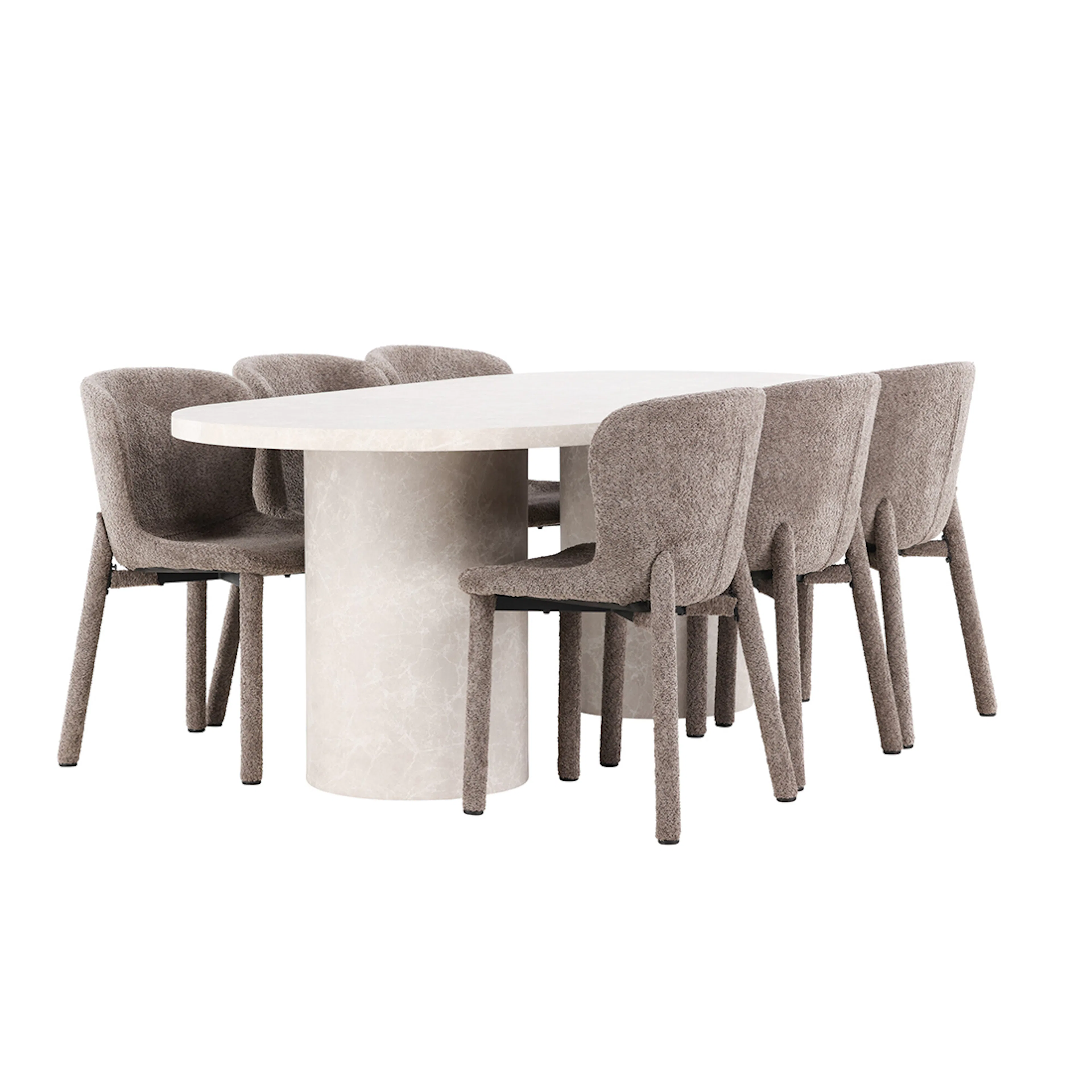 Spisegruppe Venture Home Narvik med 6st Astoria Spisestoler