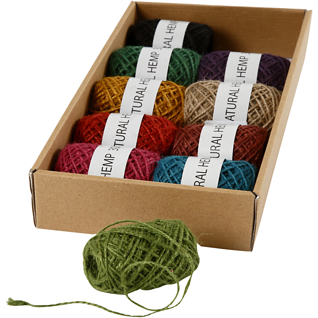 Naturhamp Creativ Company Sortiment Ass Farger 10x30 m/1 Pk