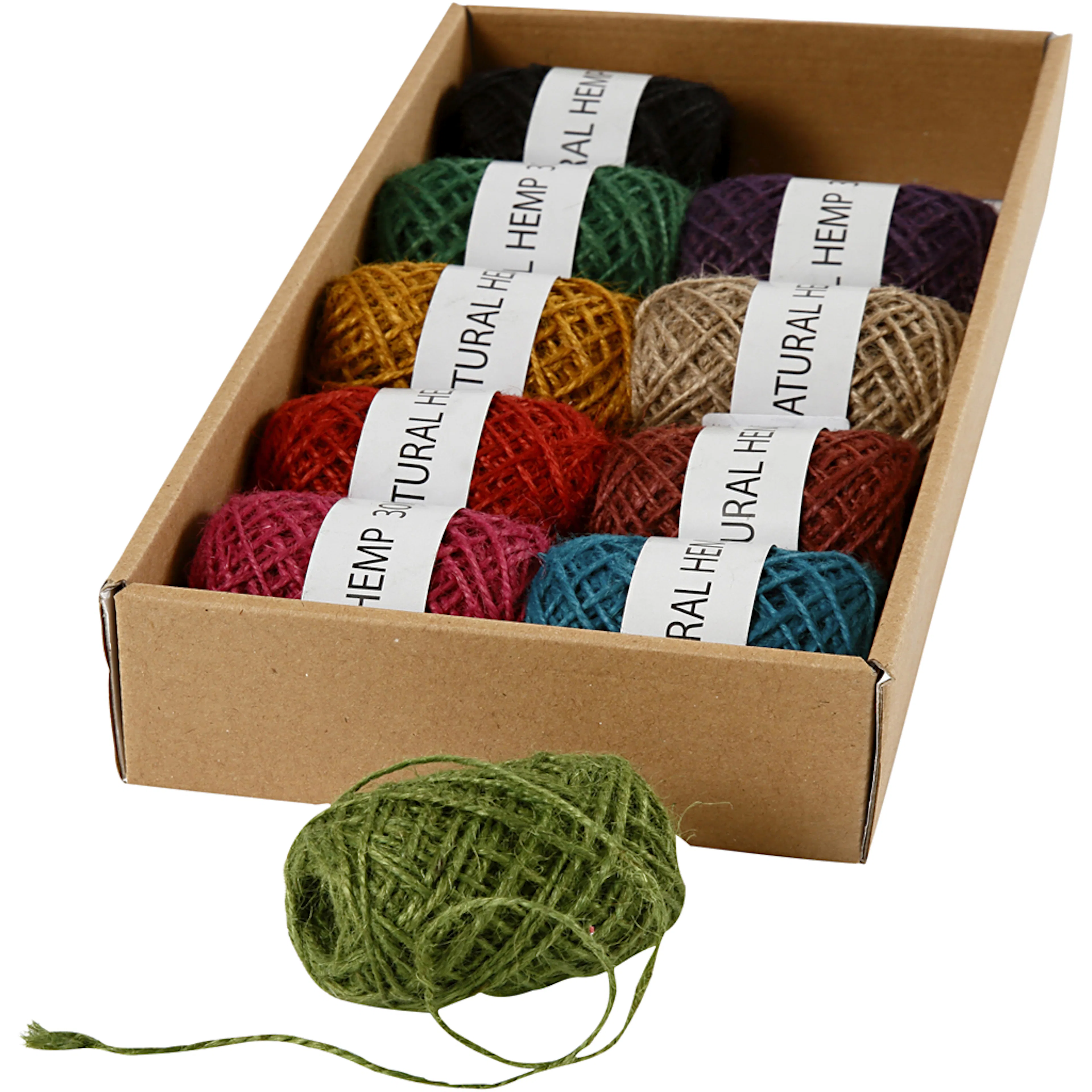 Naturhamp Creativ Company Sortiment Ass Farger 10x30 m/1 Pk