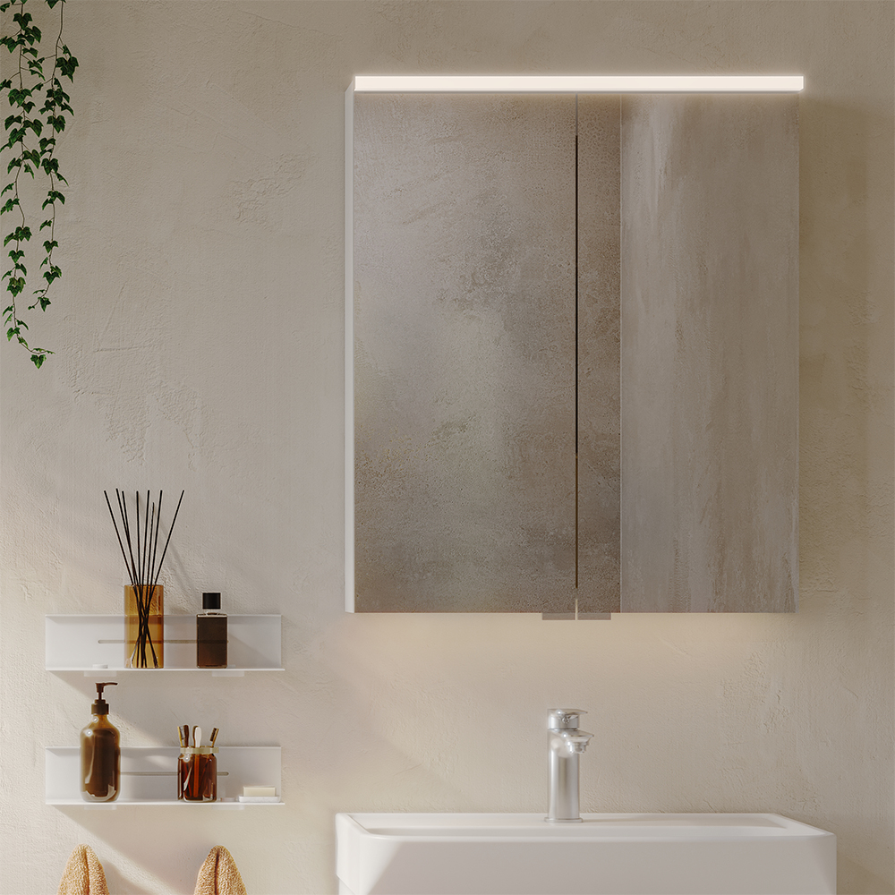Speilskap Svedbergs Bloc med LED Belysning