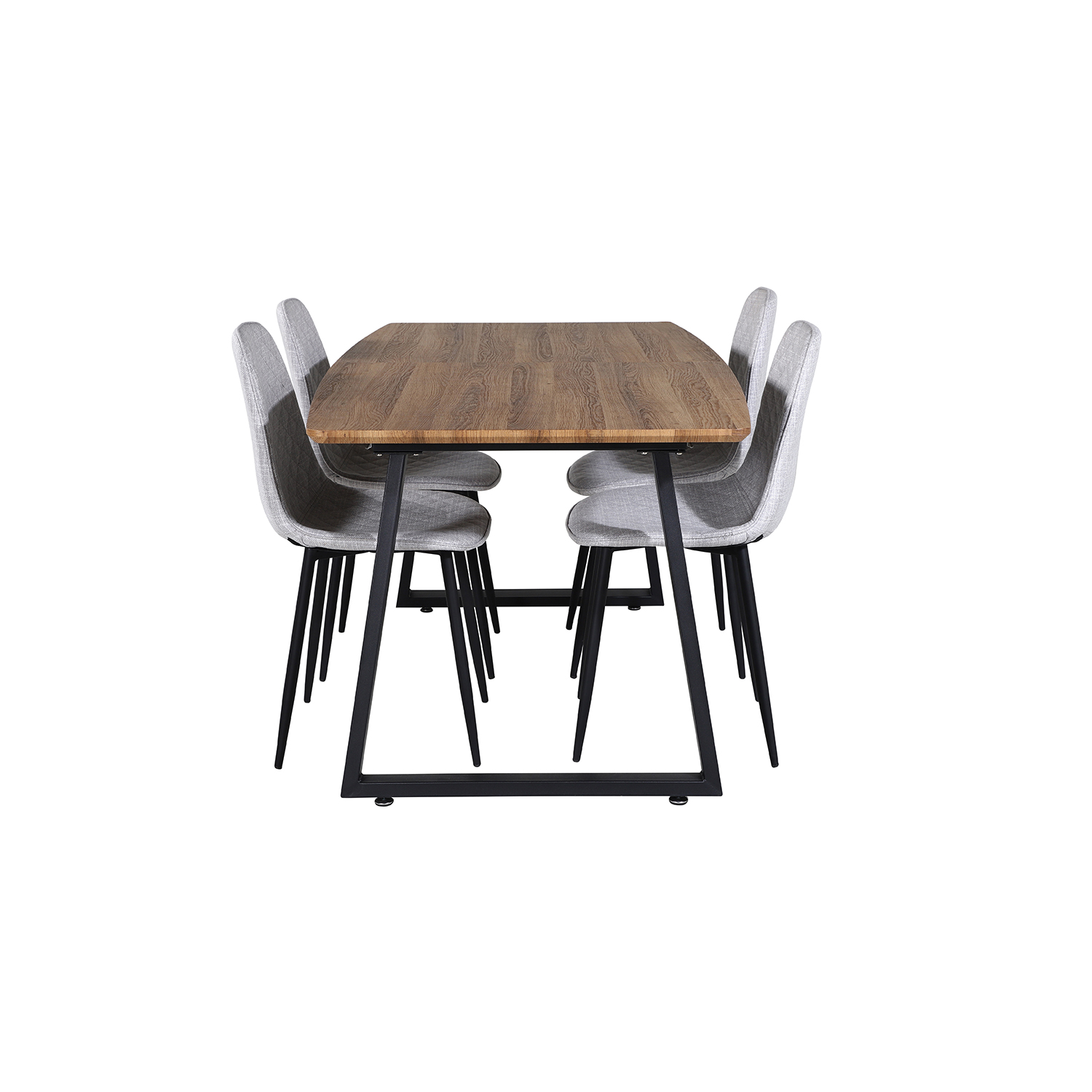 Spisegruppe Venture Home Ina med 4 Phoi Stoler Polyester