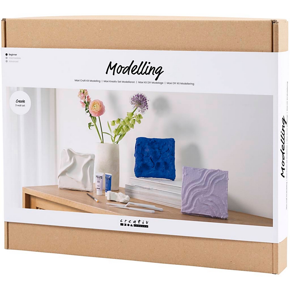 Hobbysett Creativ Company Maxi DIY Kit Veggdekorasjon Modellering