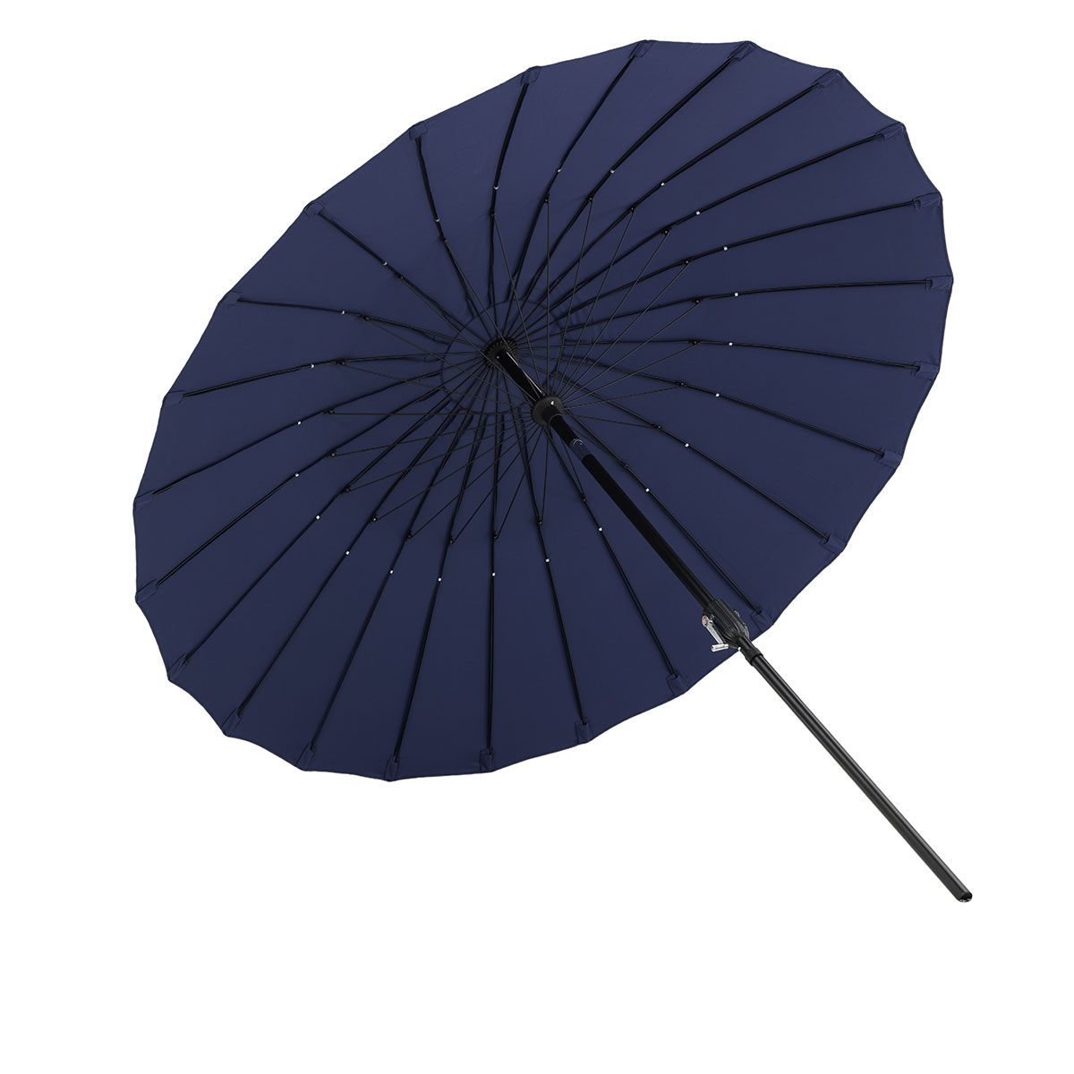 Palmetto Umbrella w. tilt, Blue, 270 Blå