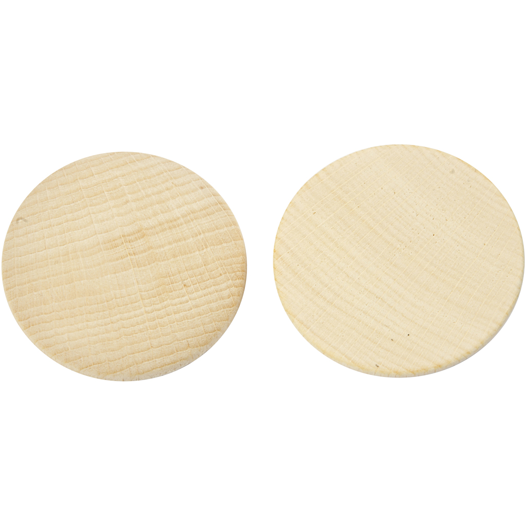Treknapper Creativ Company Dia 50 mm Tykkelse 10 mm 5 stk/1 Pk