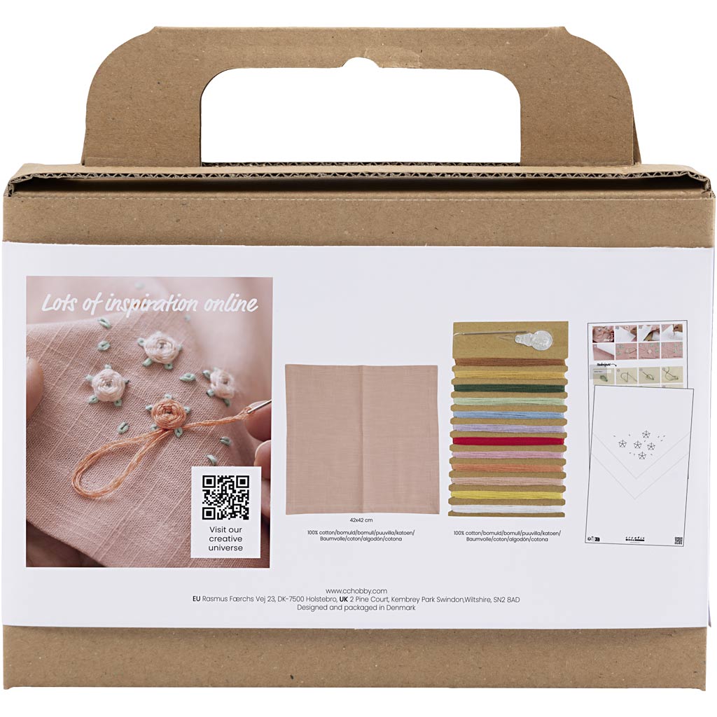 Brodering Creativ Company Mini DIY Kit Stoffserviett
