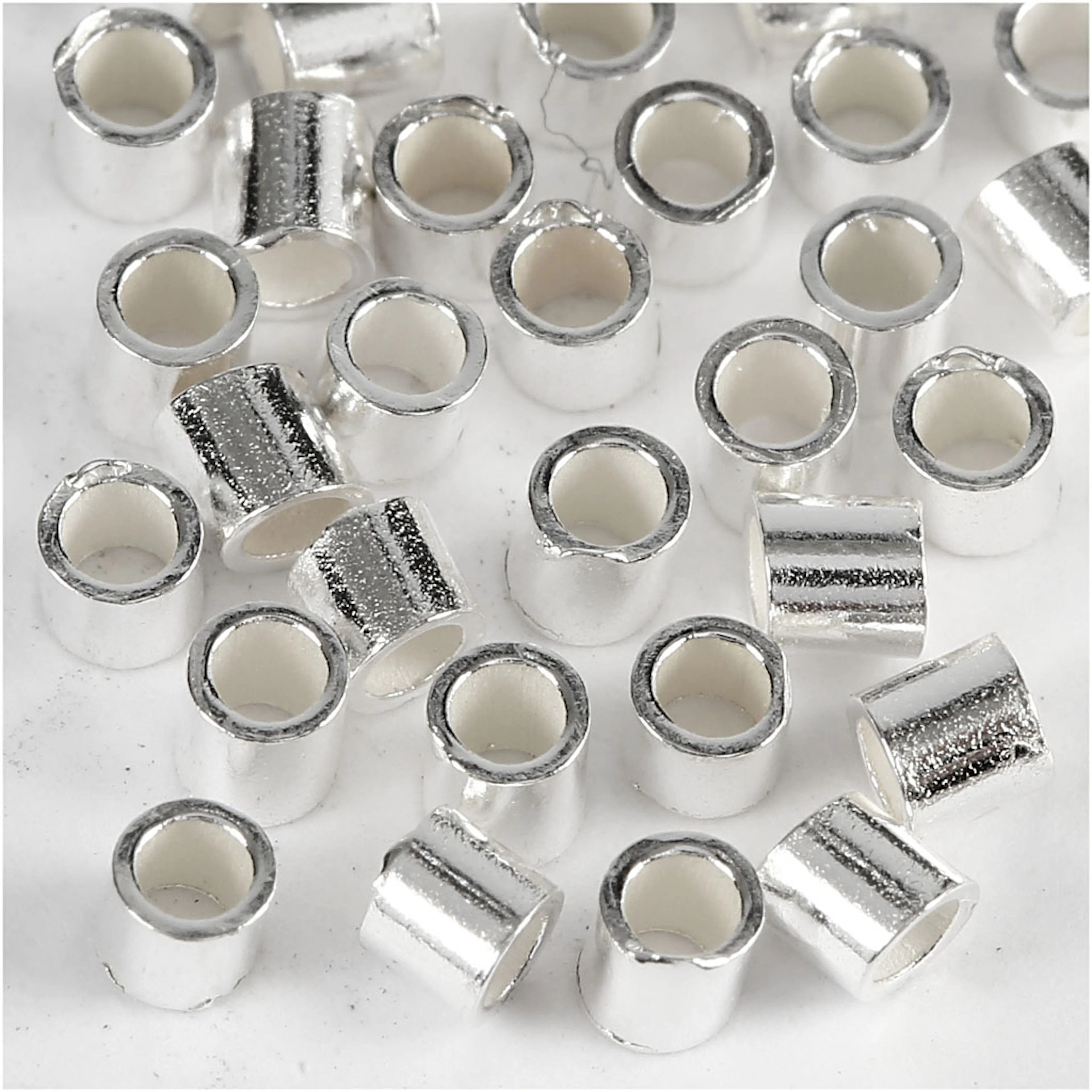 Wireklemmer Creativ Company Sterlingsølv 2 mm 50 stk/1 pk