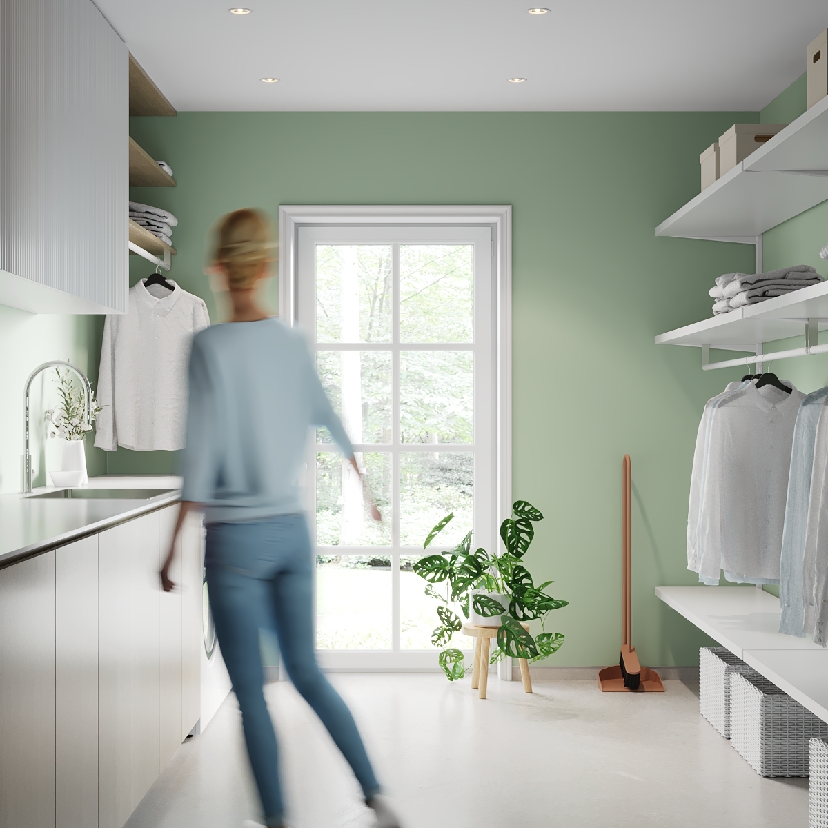 Baderomspanel Fibo 3085-00 EM Light Green