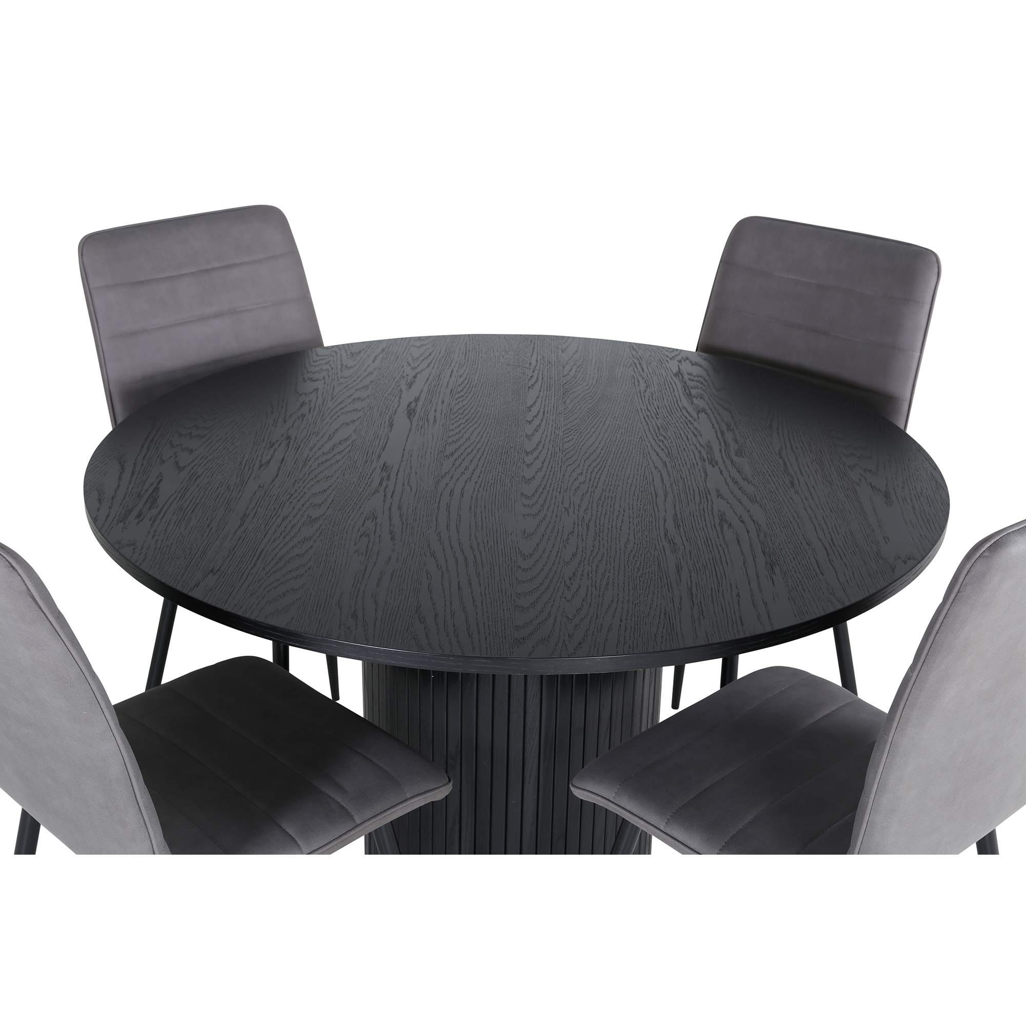 Spisegruppe Venture Home med Bianca Spisebord og 4 Walerina Spisestoler