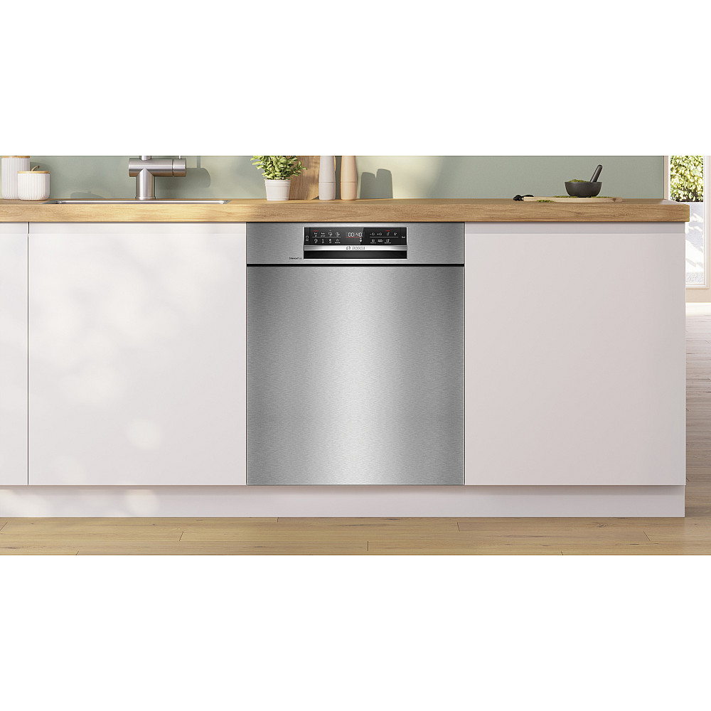 Innebygd Oppvaskmaskin Bosch Serie 6 SMU6ECS12E Rustfri Home Connect