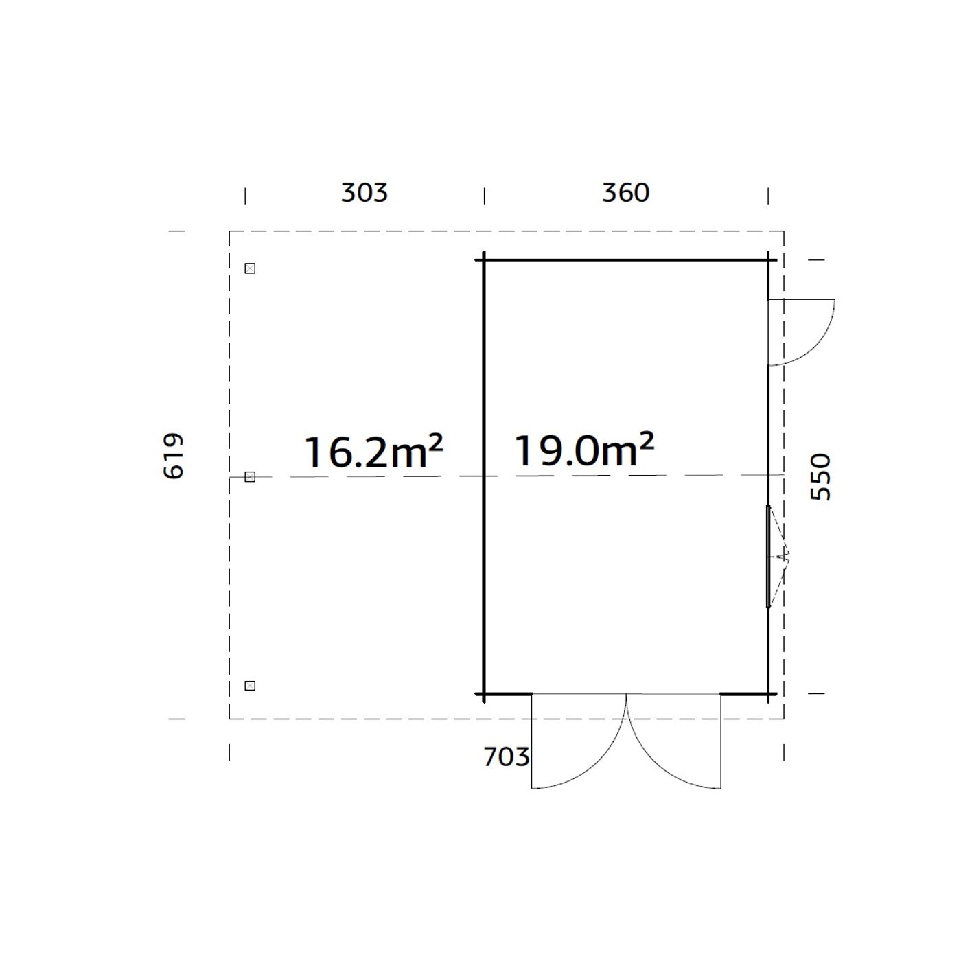 Maxibod Palmako Roger 19,0+16,2 M2
