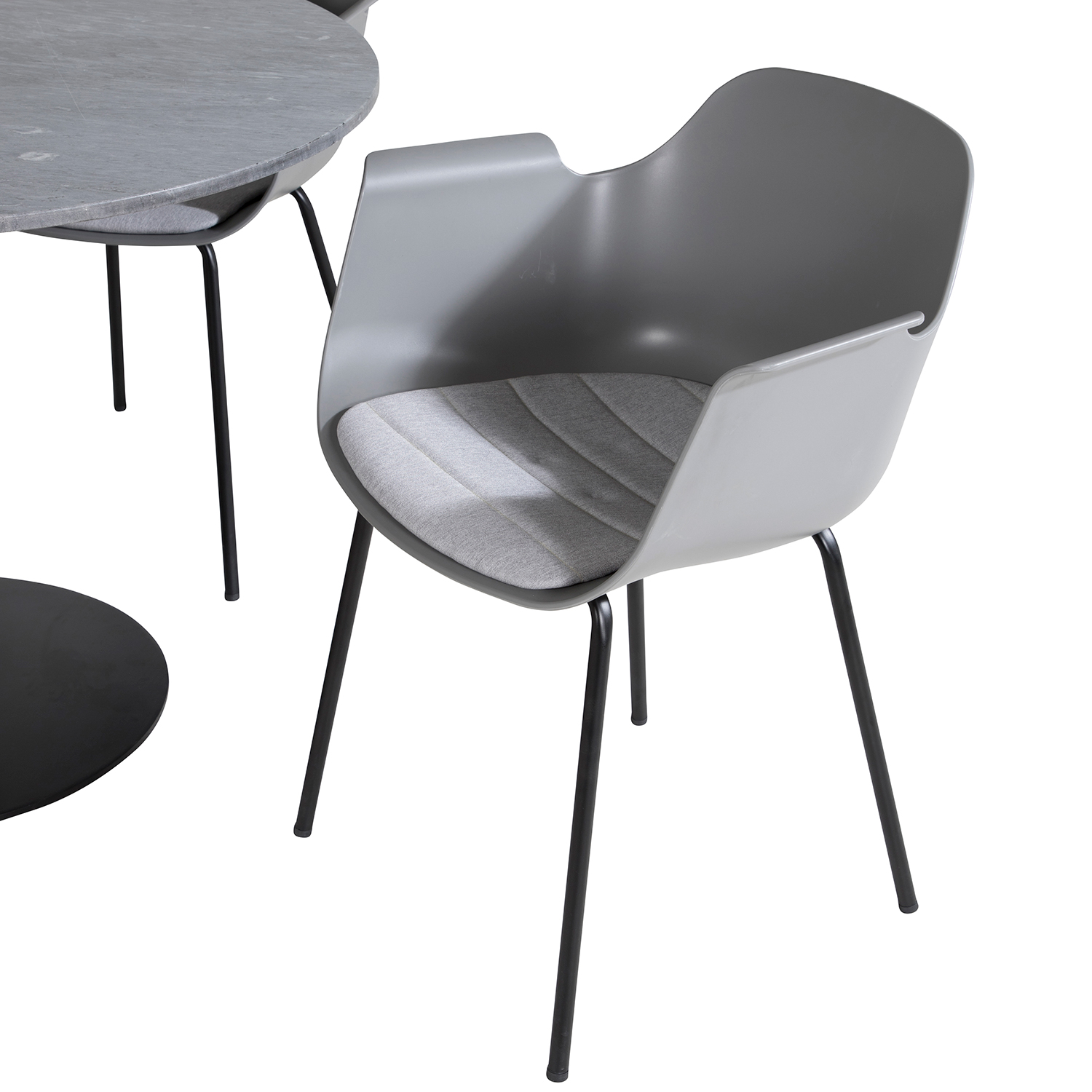 Spisegruppe Venture Home Estelle med 4 Colombine Stoler