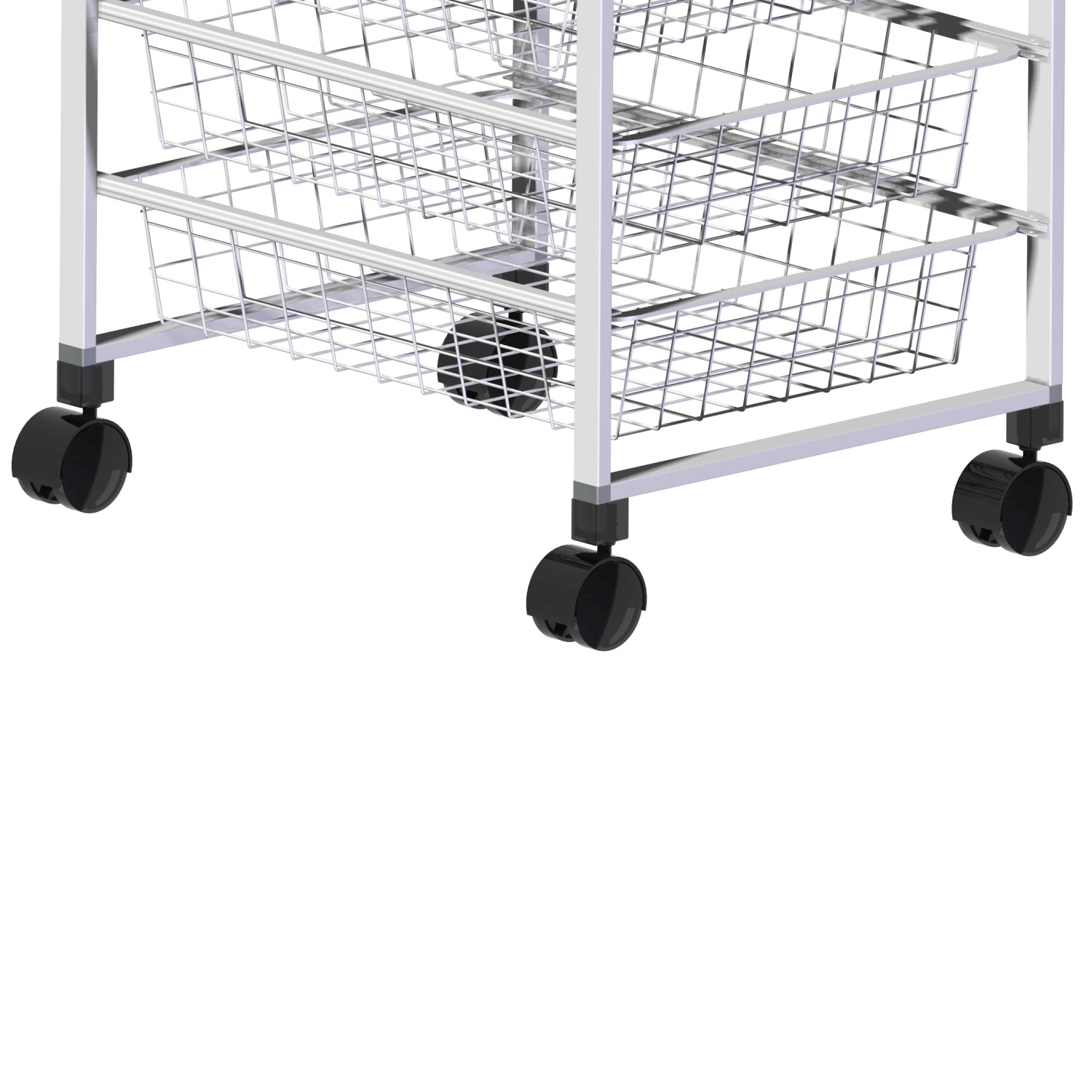Hjul Lundbergs Wide til Stativ Svart 4-Pk