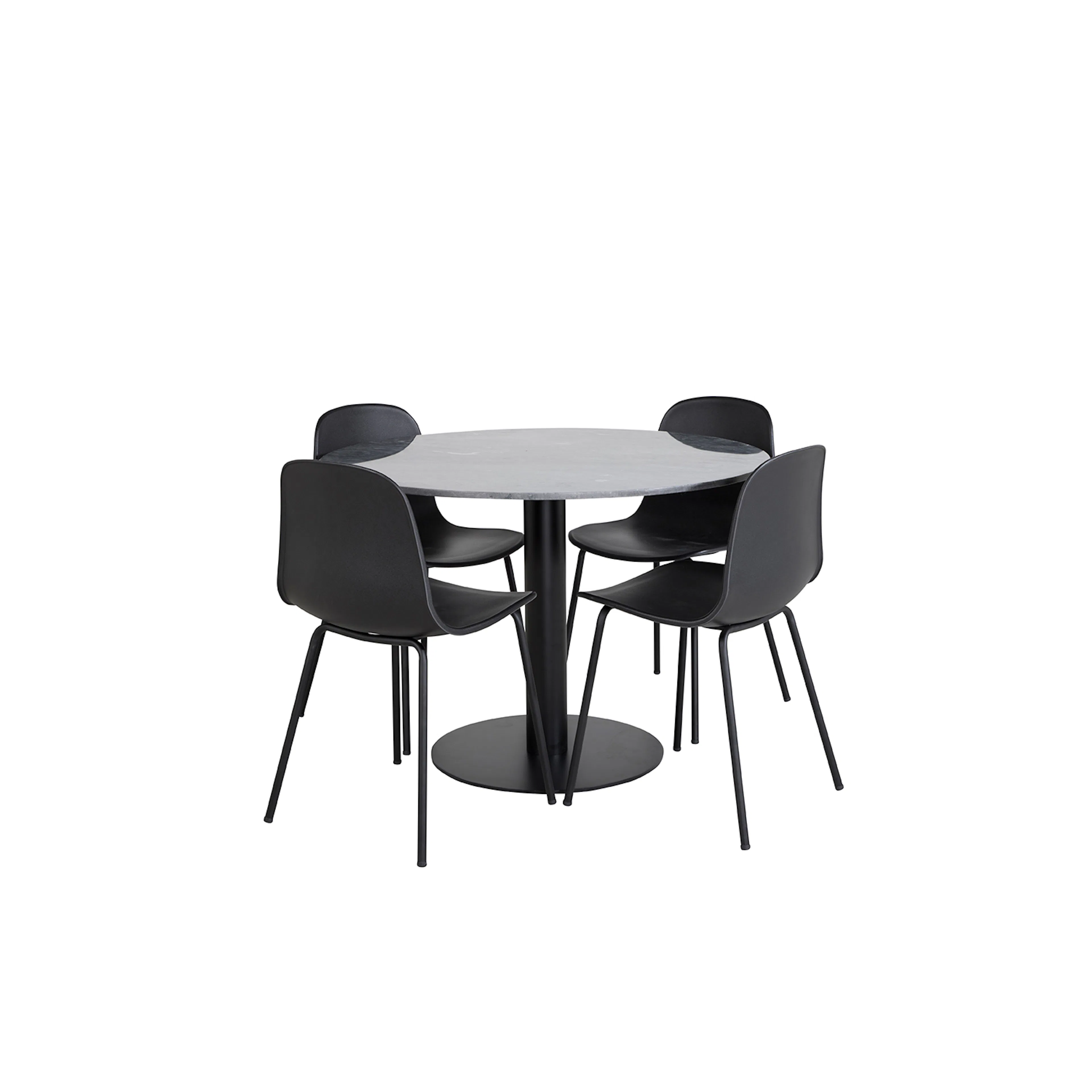Spisegruppe Venture Home Estelle med 4 Ardi Stoler