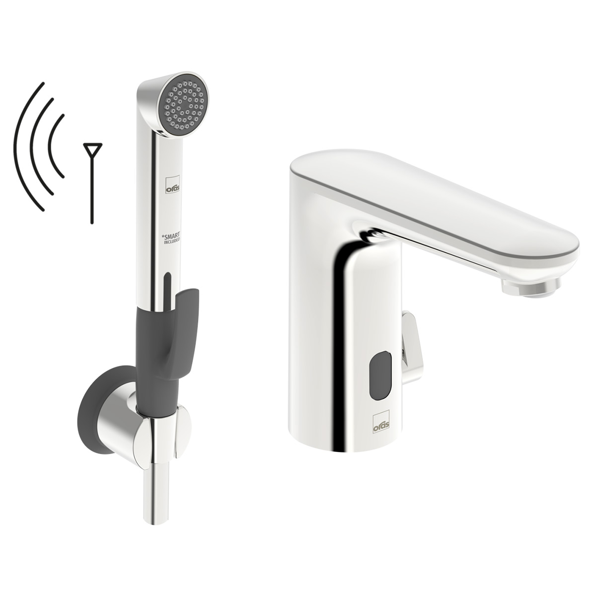 Tv&auml;ttst&auml;llsblandare Oras Electra 9262FZ med Bluetooth Ber&ouml;ringsfri och Handdusch