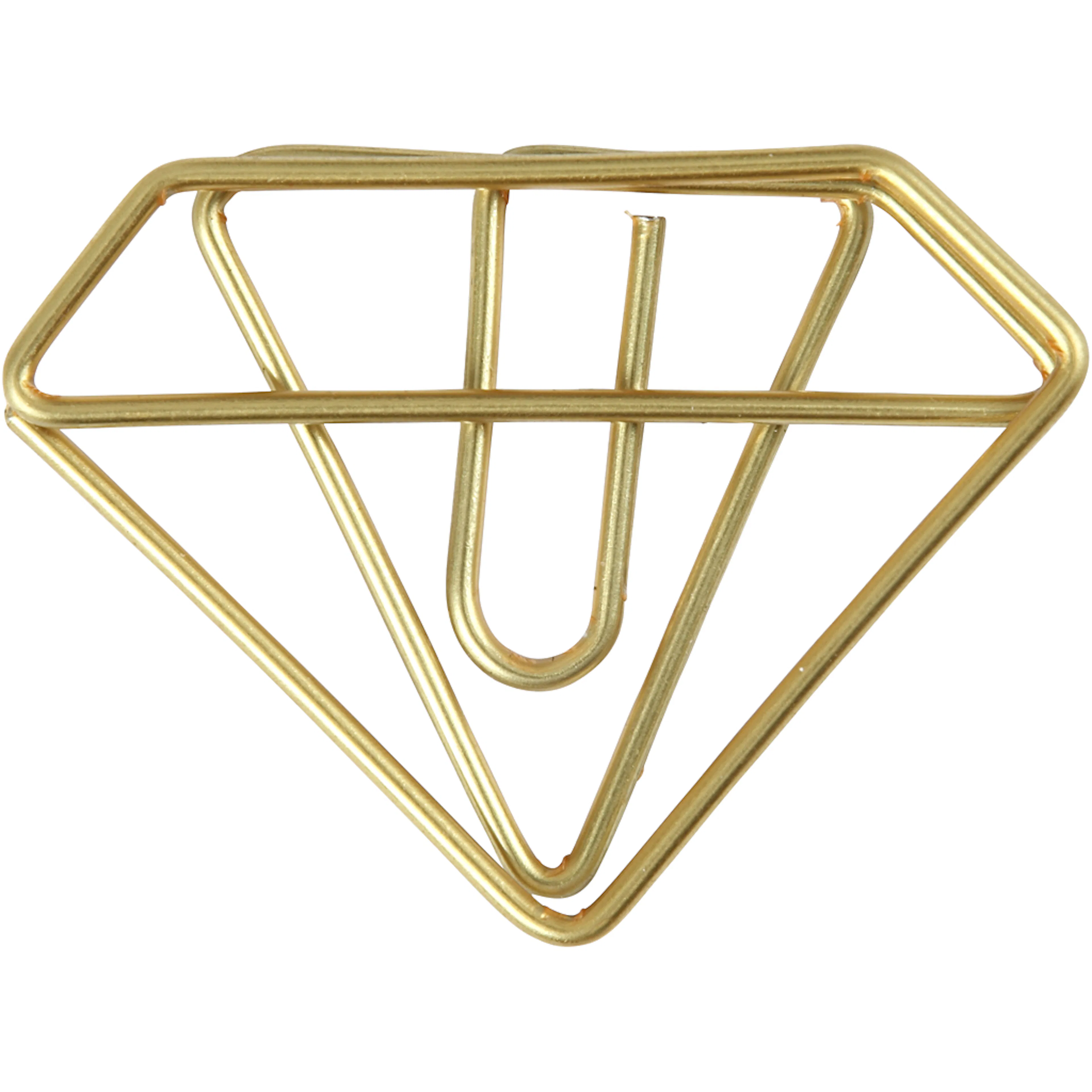 Klips Creativ Company Gull Diamant 6 stk/1 Pk