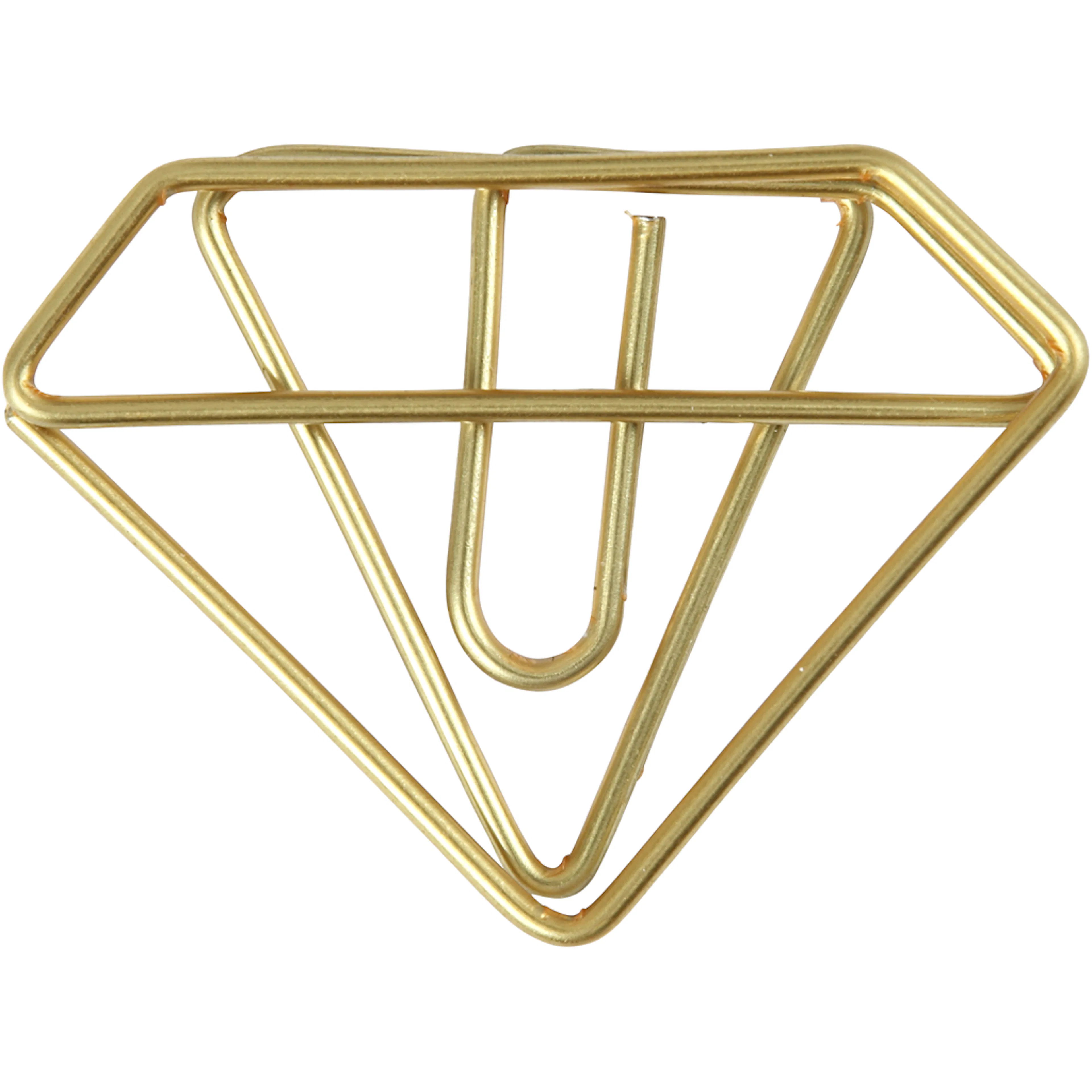 Klips Creativ Company Gull Diamant 6 stk/1 Pk