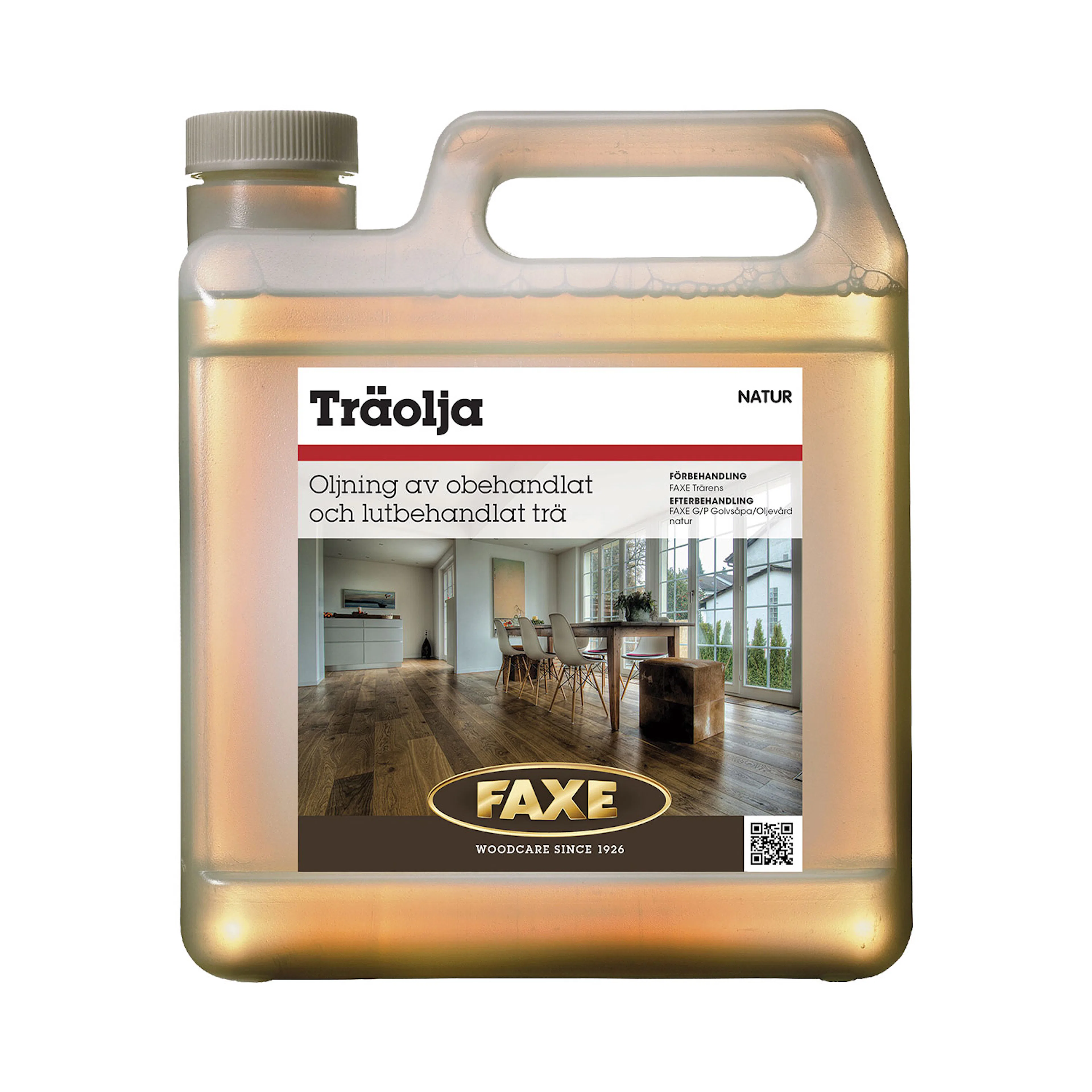 Träolja Faxe Natur 1L