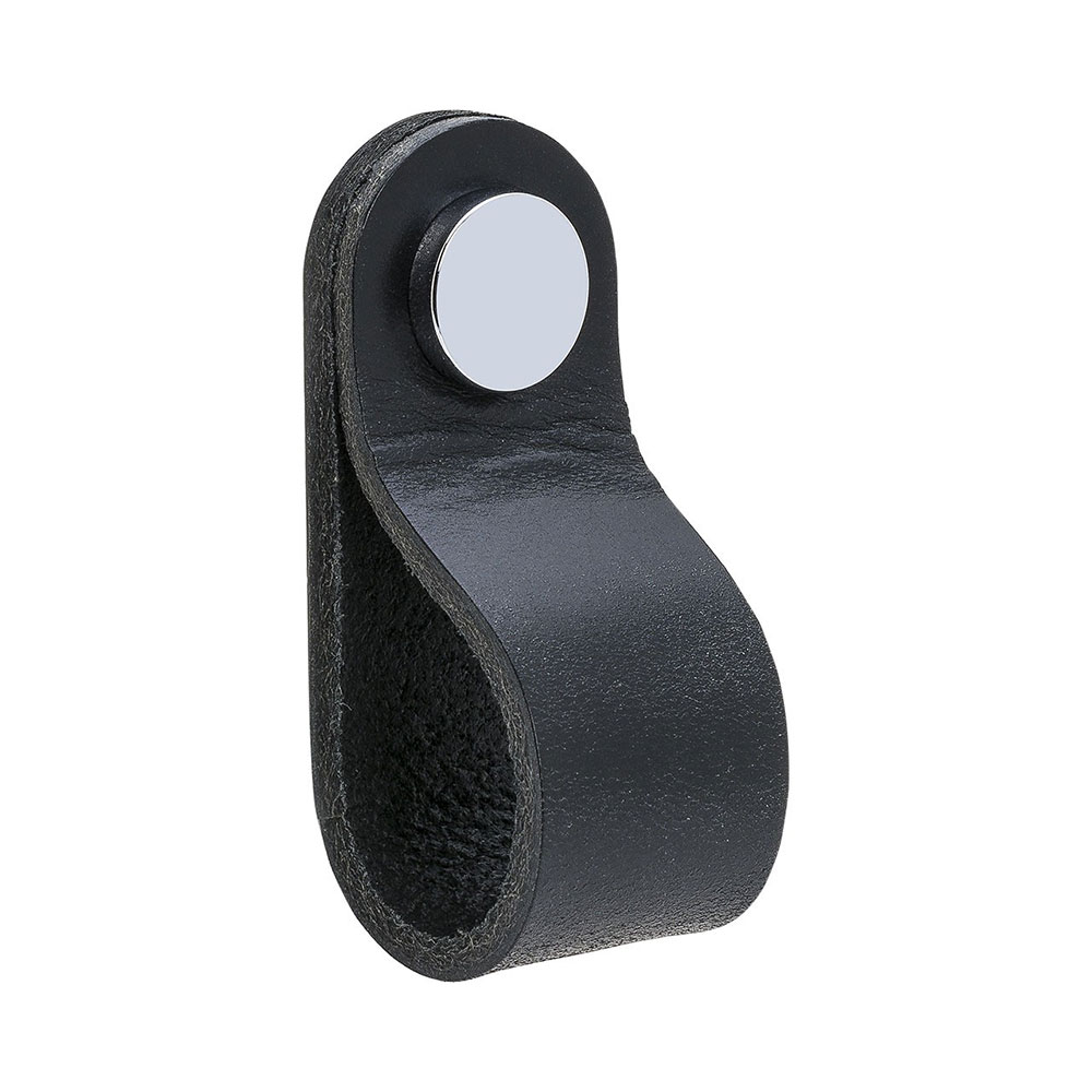 Håndtak Beslag Design Loop Round Svart