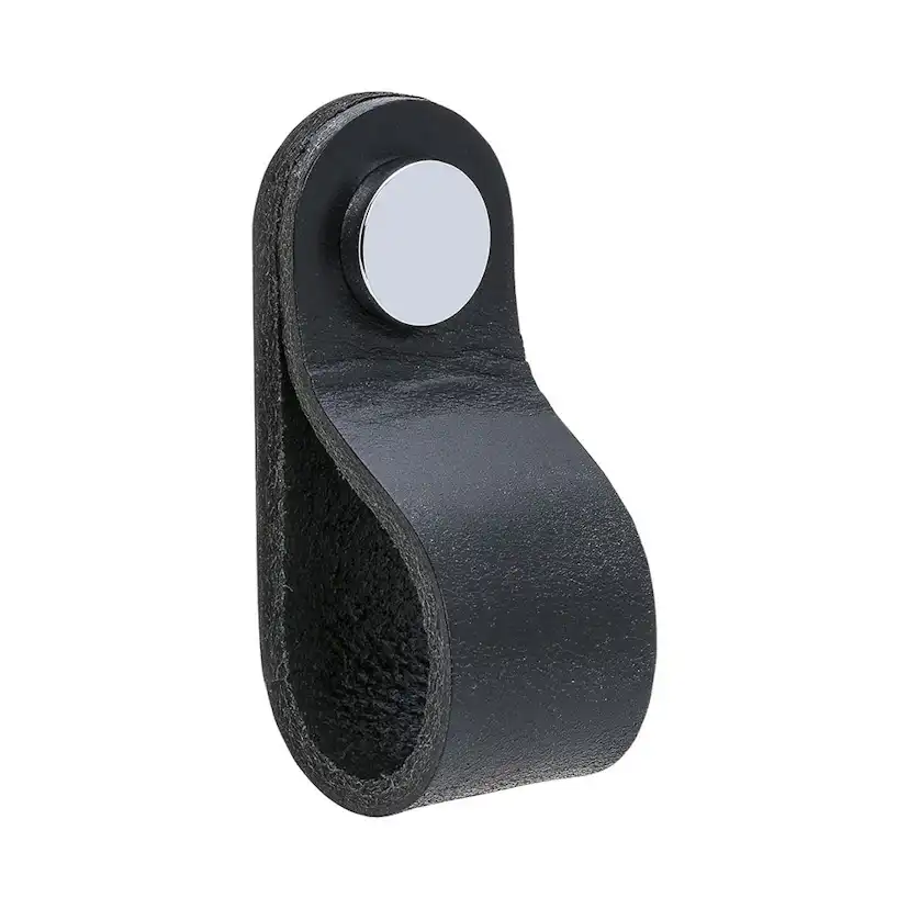 Håndtak Beslag Design Loop Round Svart