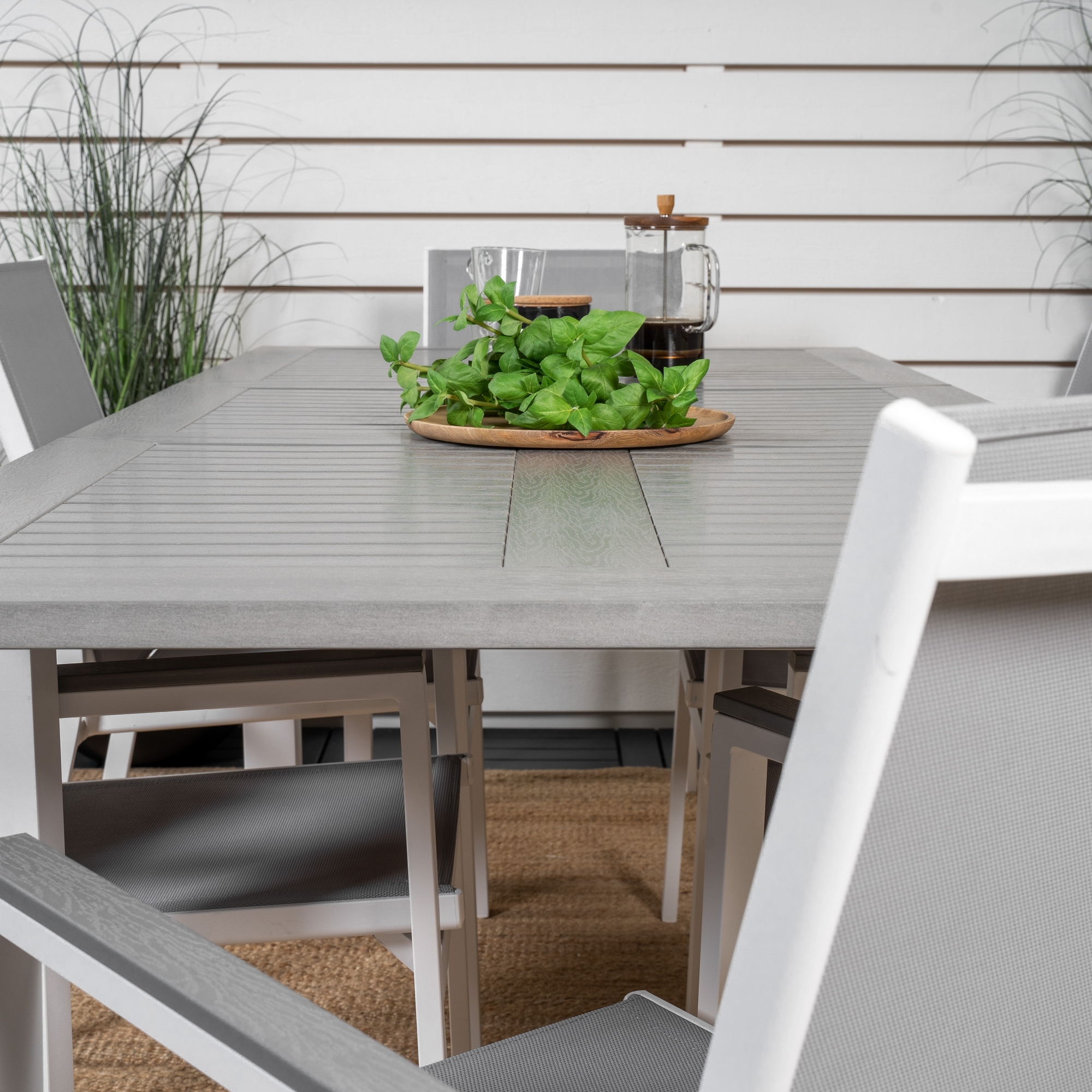 Spisegruppe Venture Home Aleyna 152/210 med 6 Pincy Stoler