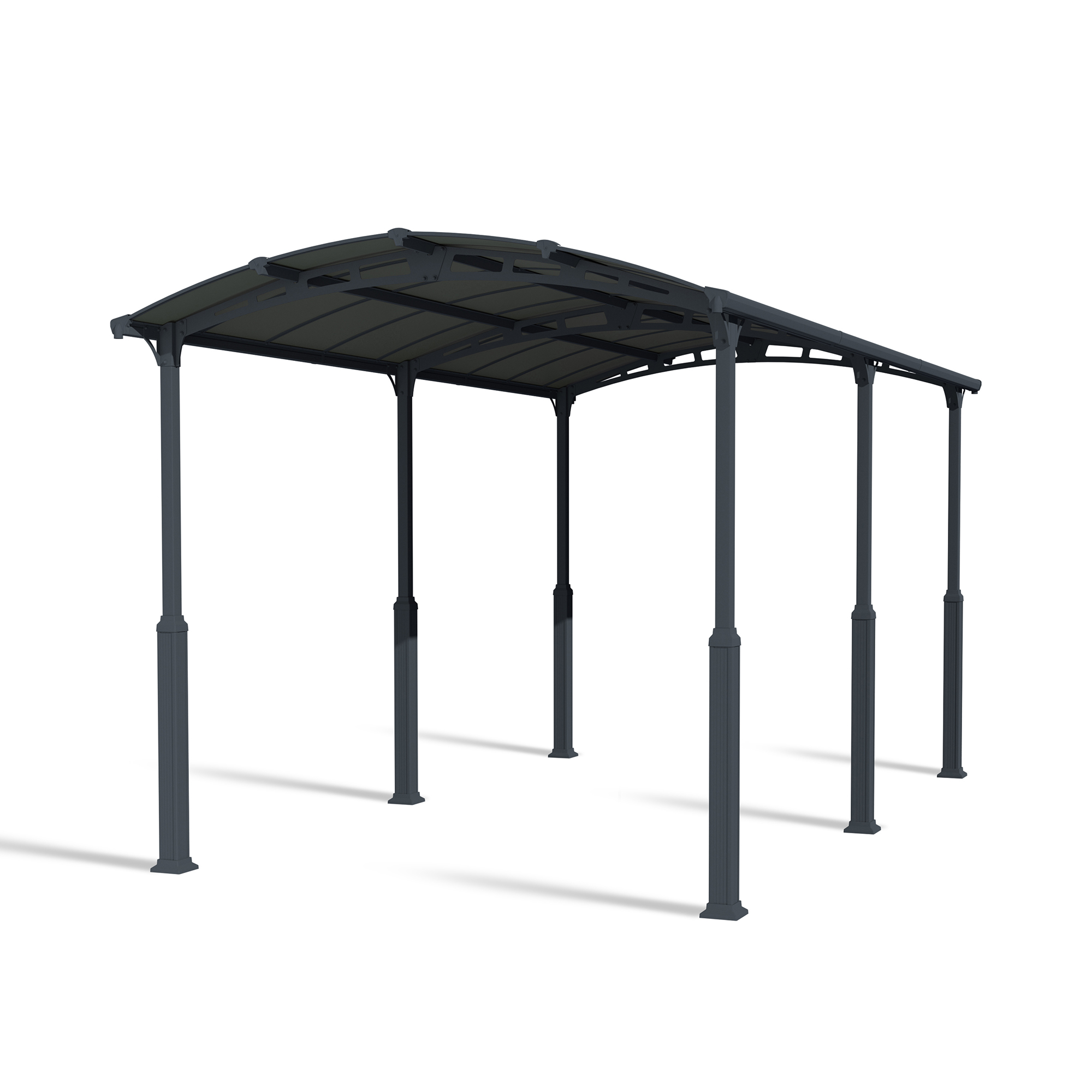 Carport Canopia av Palram Alpine i metall for bobiler 3,6x6,5 m