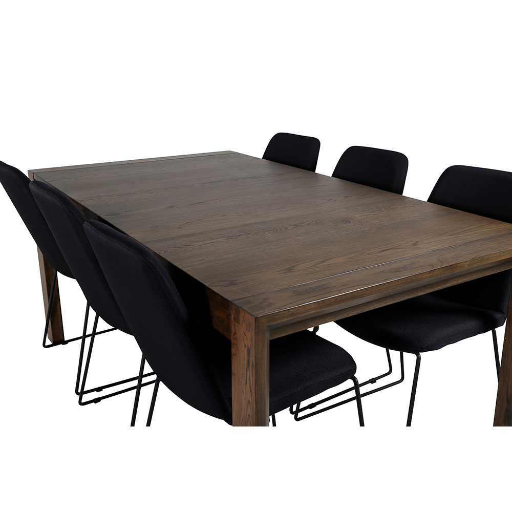 Spisegruppe Venture Home Slider med 6 Muce Stoler