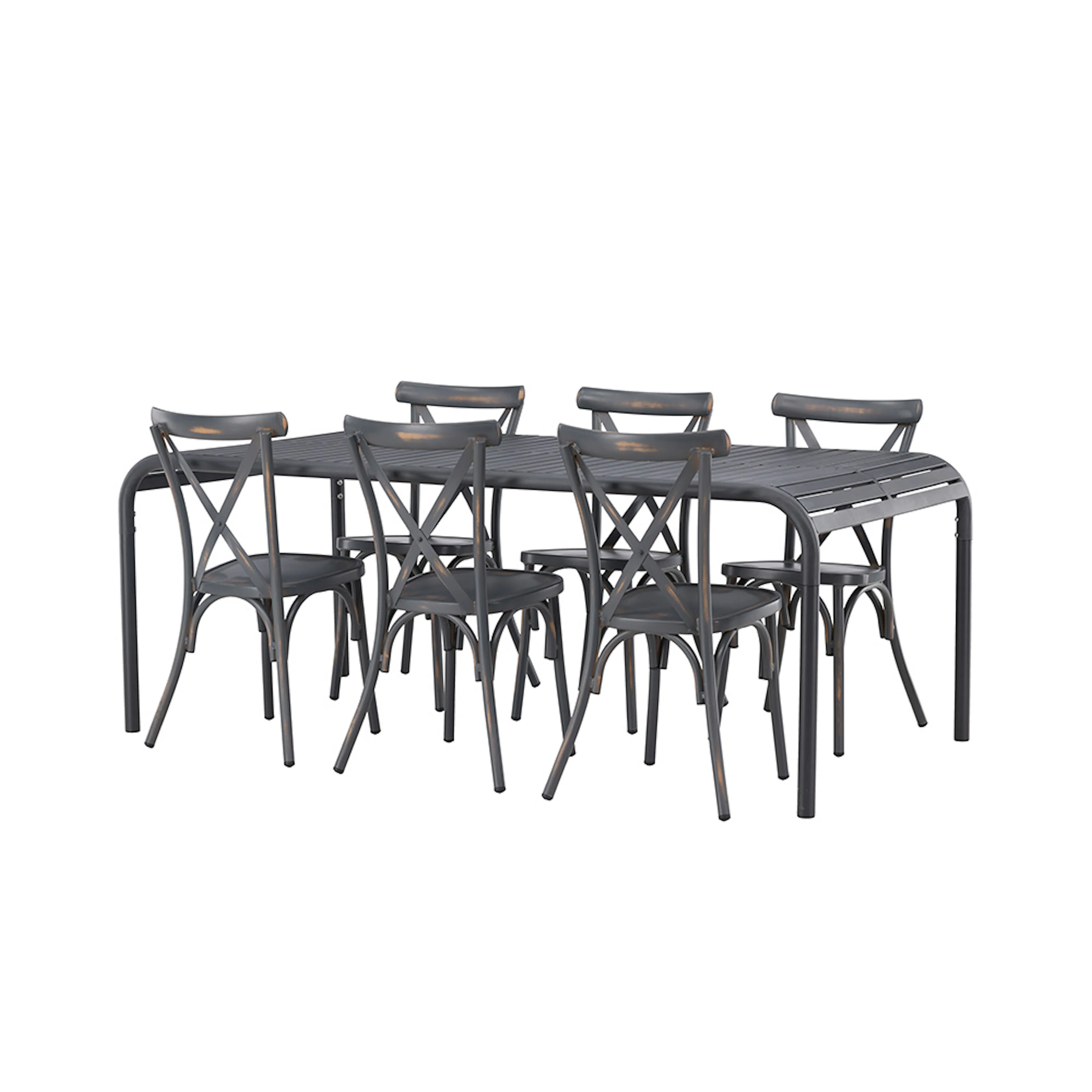 Spisegruppe Venture Home Borneo Bord med 6 Tablas Stoler